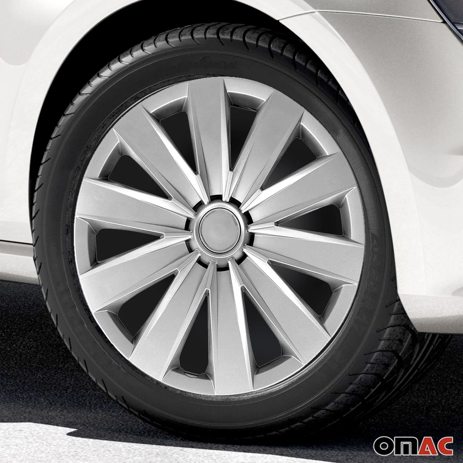15" 4x Set Wheel Covers Hubcaps for Scion Silver Gray - Image 2