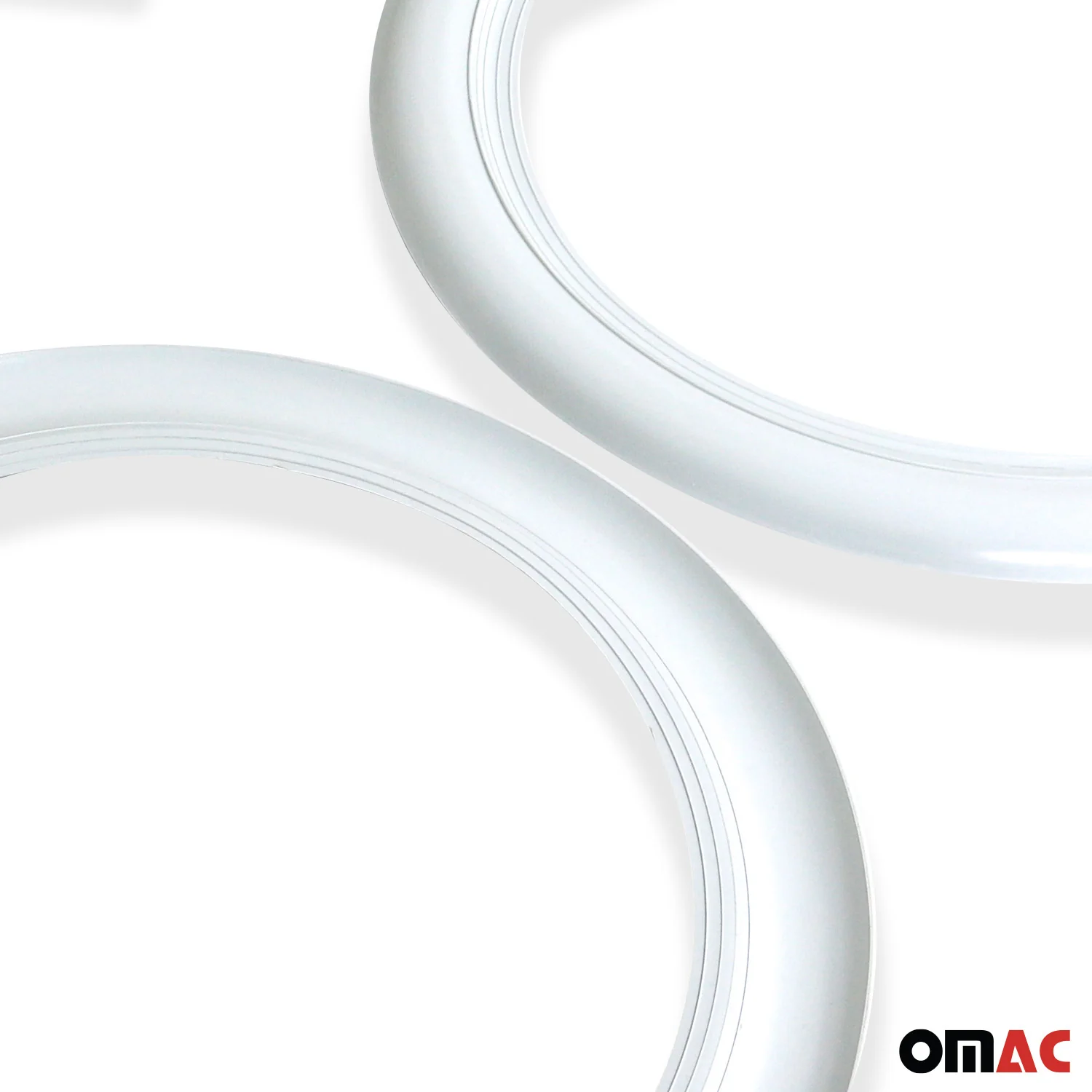 15" Rims Portawalls for VW Bug Pre Beetle White Wall Tire Insert Sidewall 4 Pcs - Image 8