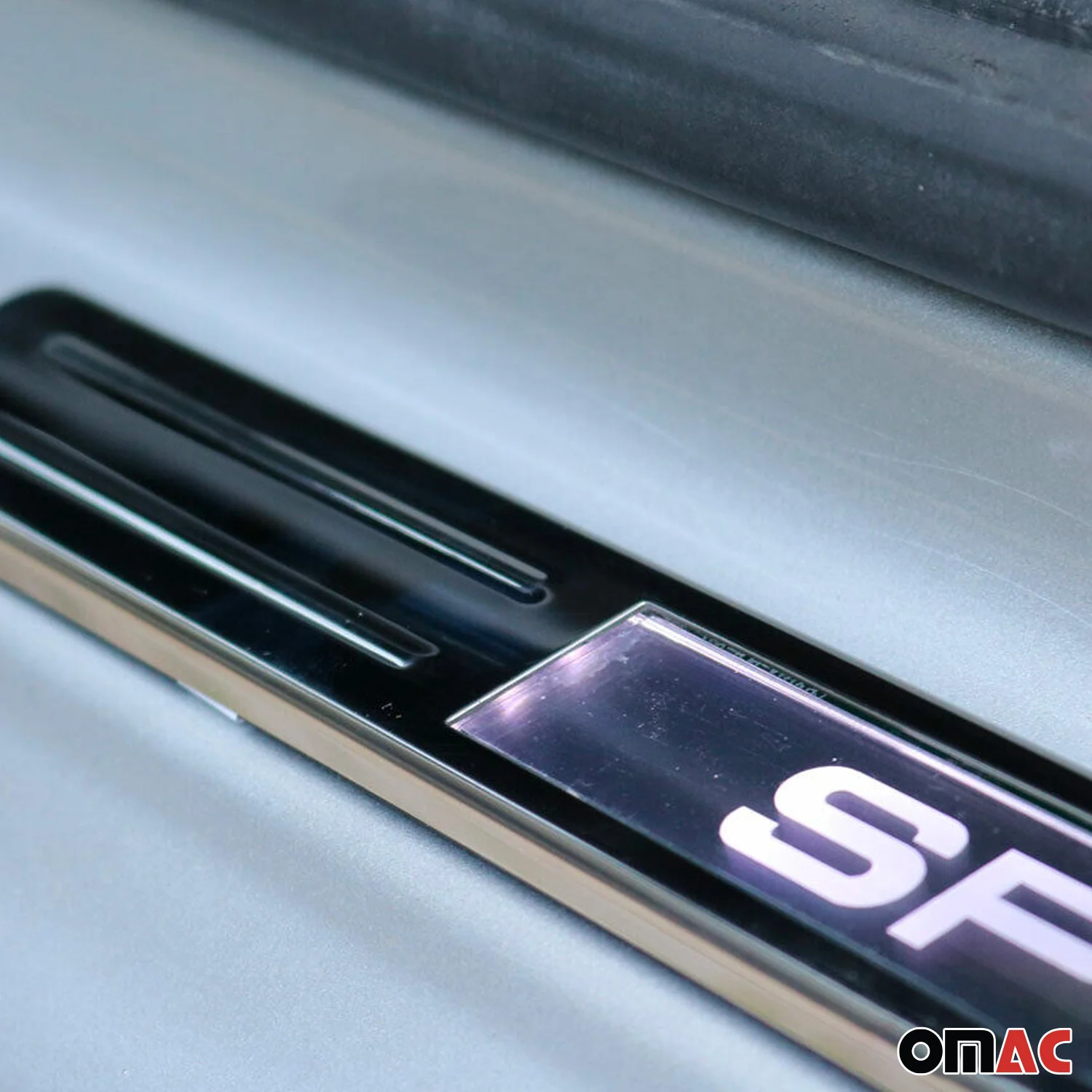 BMW 3 Series Door Sill Scuff Plate Illuminated Sport Steel Silver 4 Pcs - Image 8