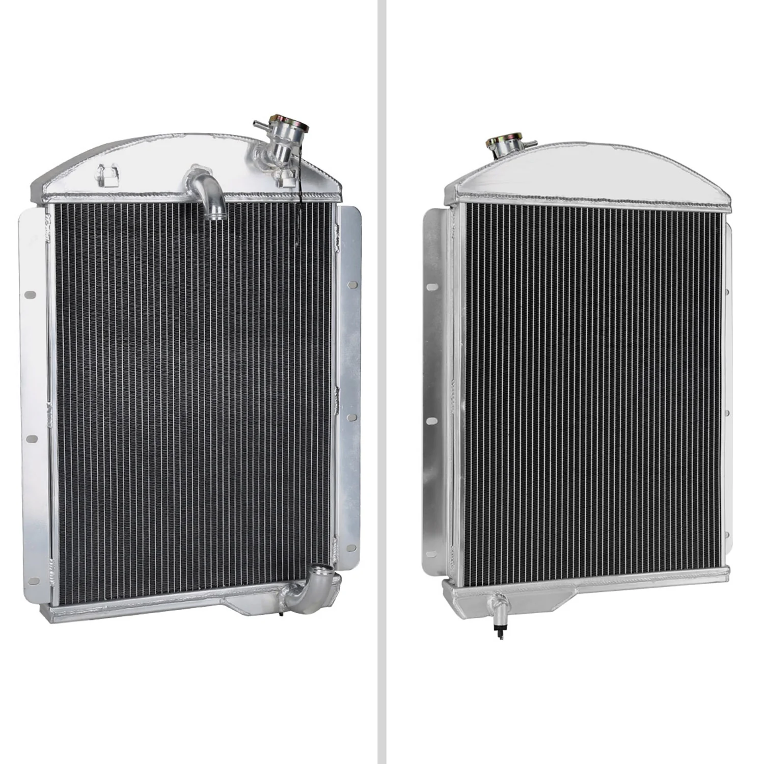 1941-1946 Chevrolet Pickup L6 6CYL Aluminum 3-Row Performance Radiator - Image 3