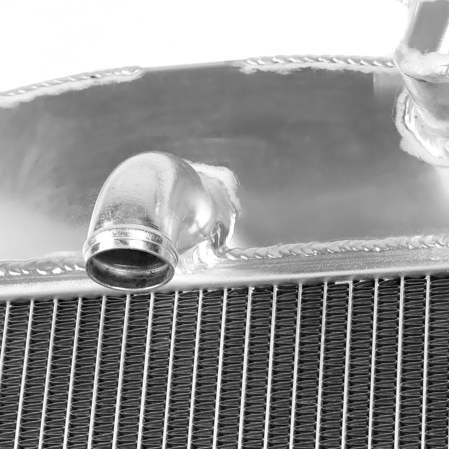 1941-1946 Chevrolet Pickup L6 6CYL Aluminum 3-Row Performance Radiator - Image 7