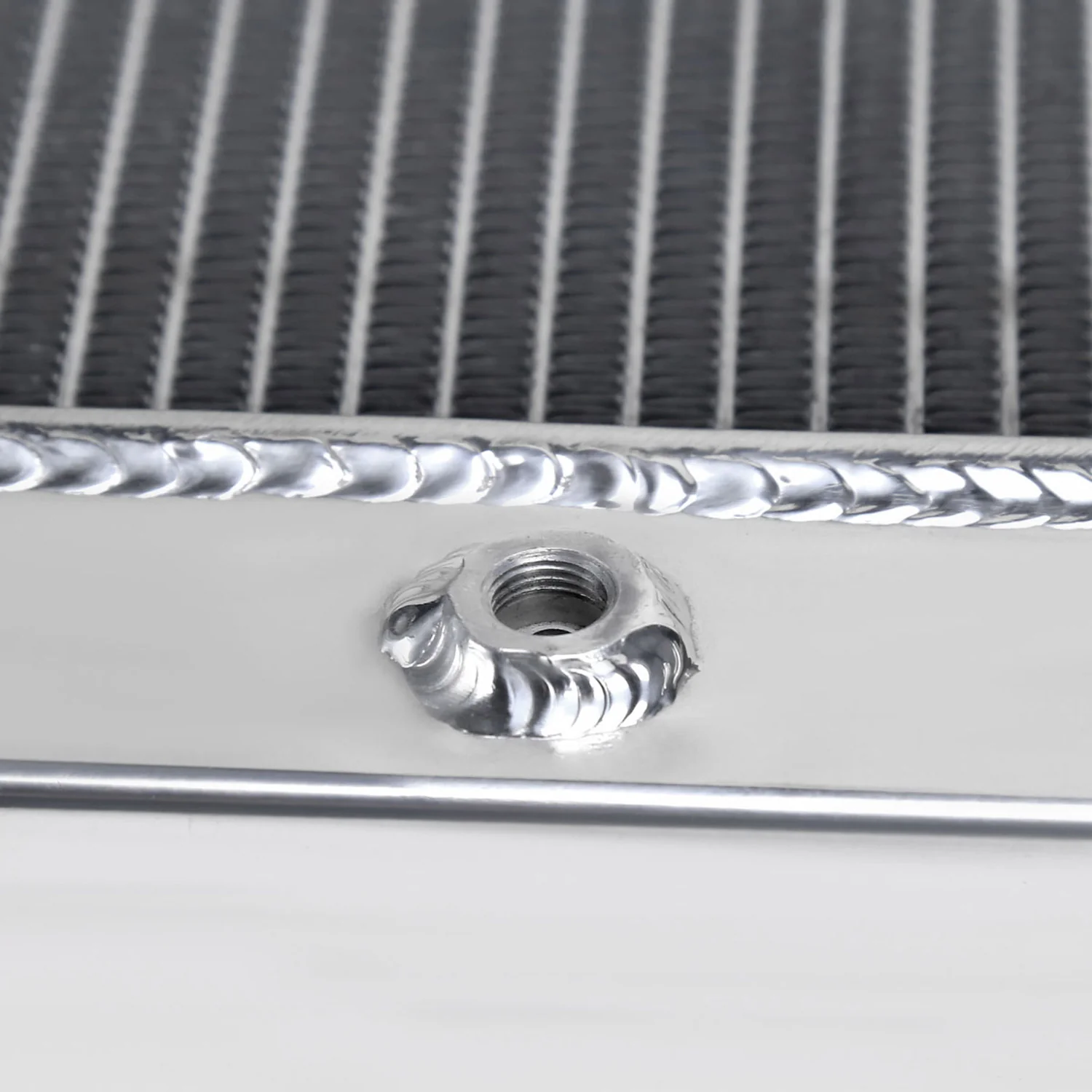 1972-1986 Jeep CJ Series MT Aluminum 3-Row Performance Radiator - Image 5