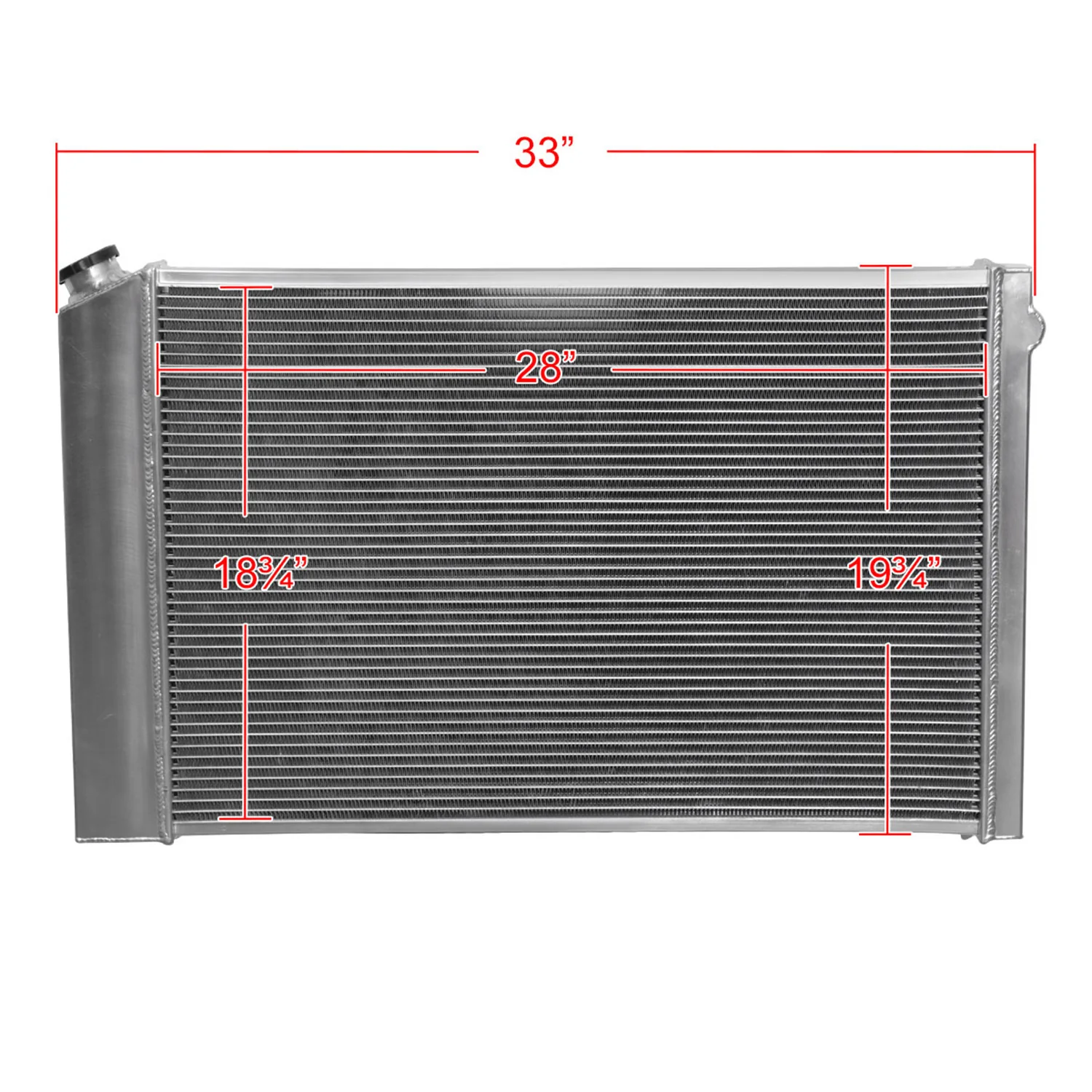 1973-1991 Chevrolet Blazer/Suburban Jimmy Alu 3Row Performance Radiator - Image 3
