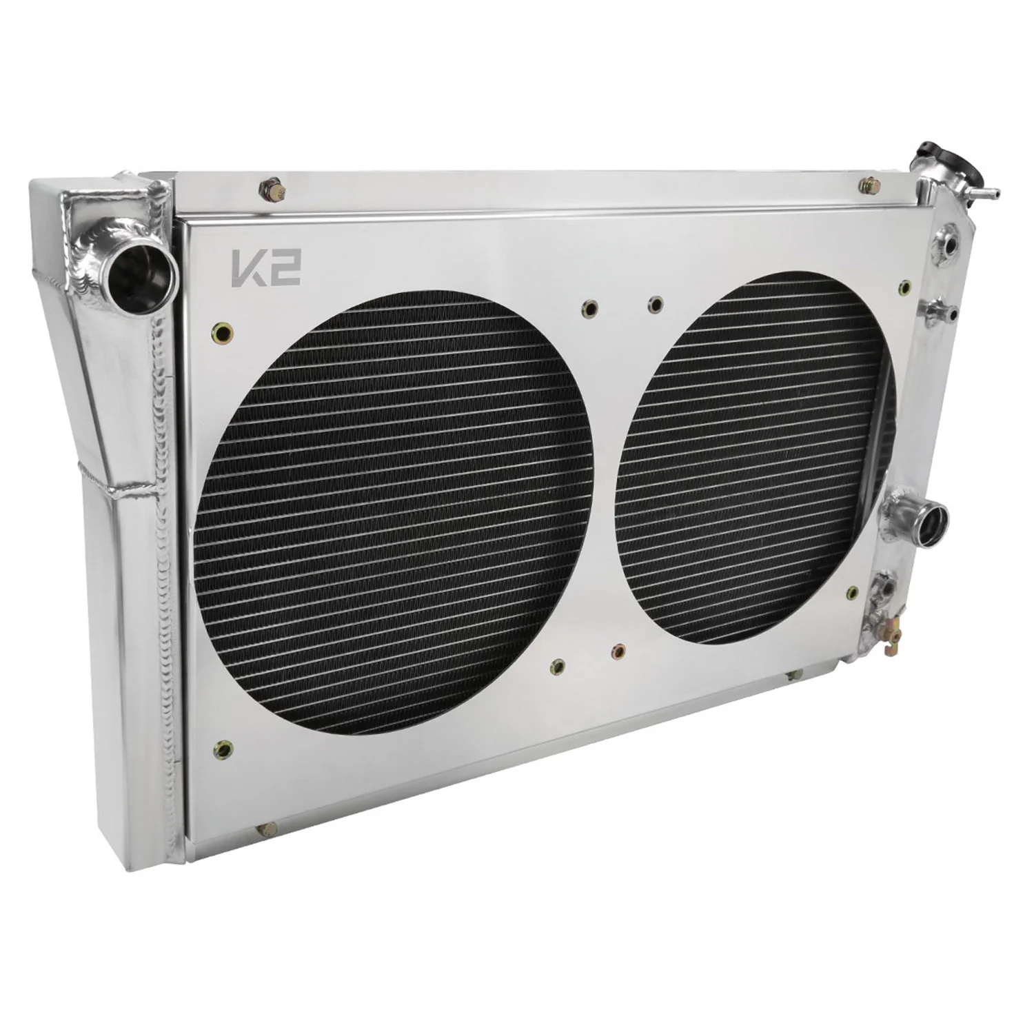 1982-2002 Chevy S10/Blazer/Corvette 3 Row Radiator with Dual Fan Shroud Design - Image 10