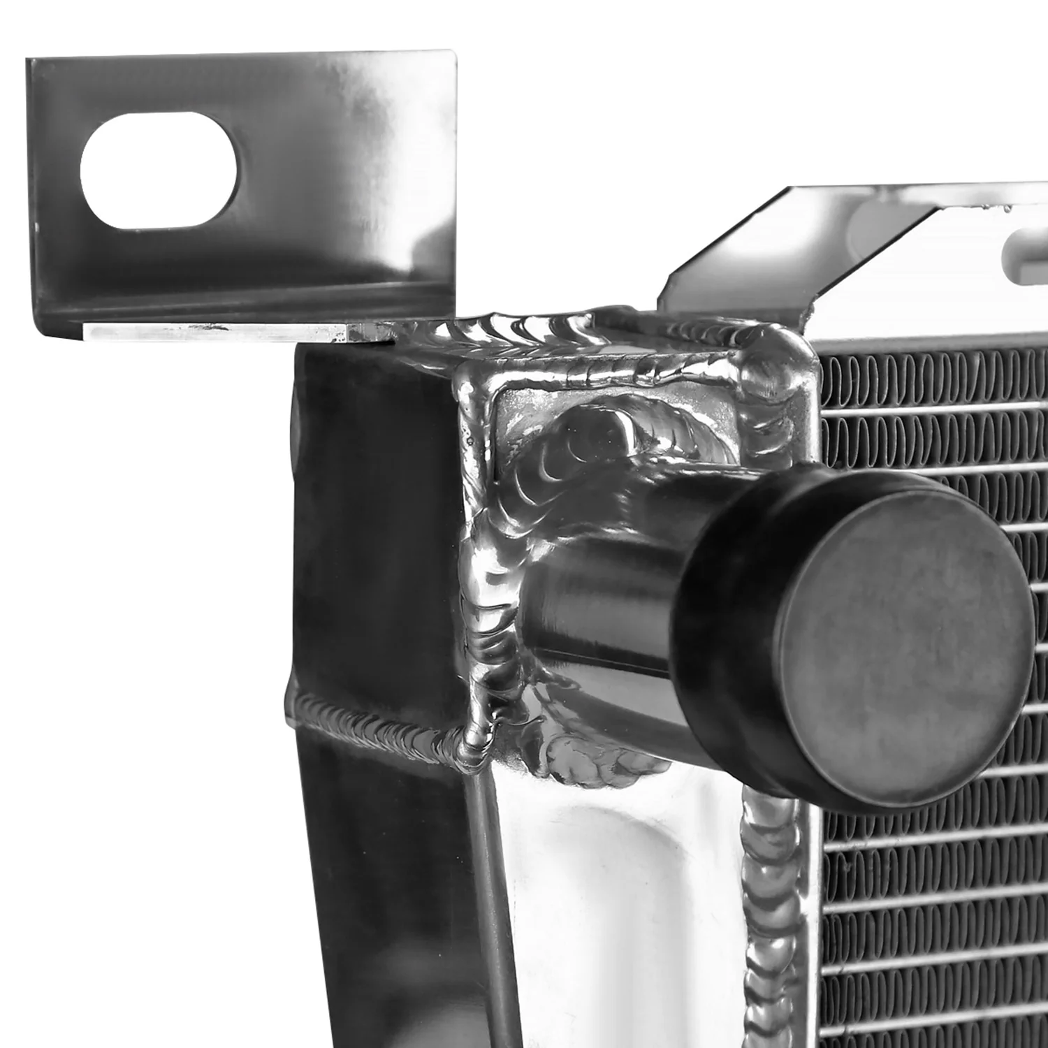 1985-1996 Ford F-150/250/ F350/ Bronco 4.9L L6 3Row Alu Performance Radiator - Image 6