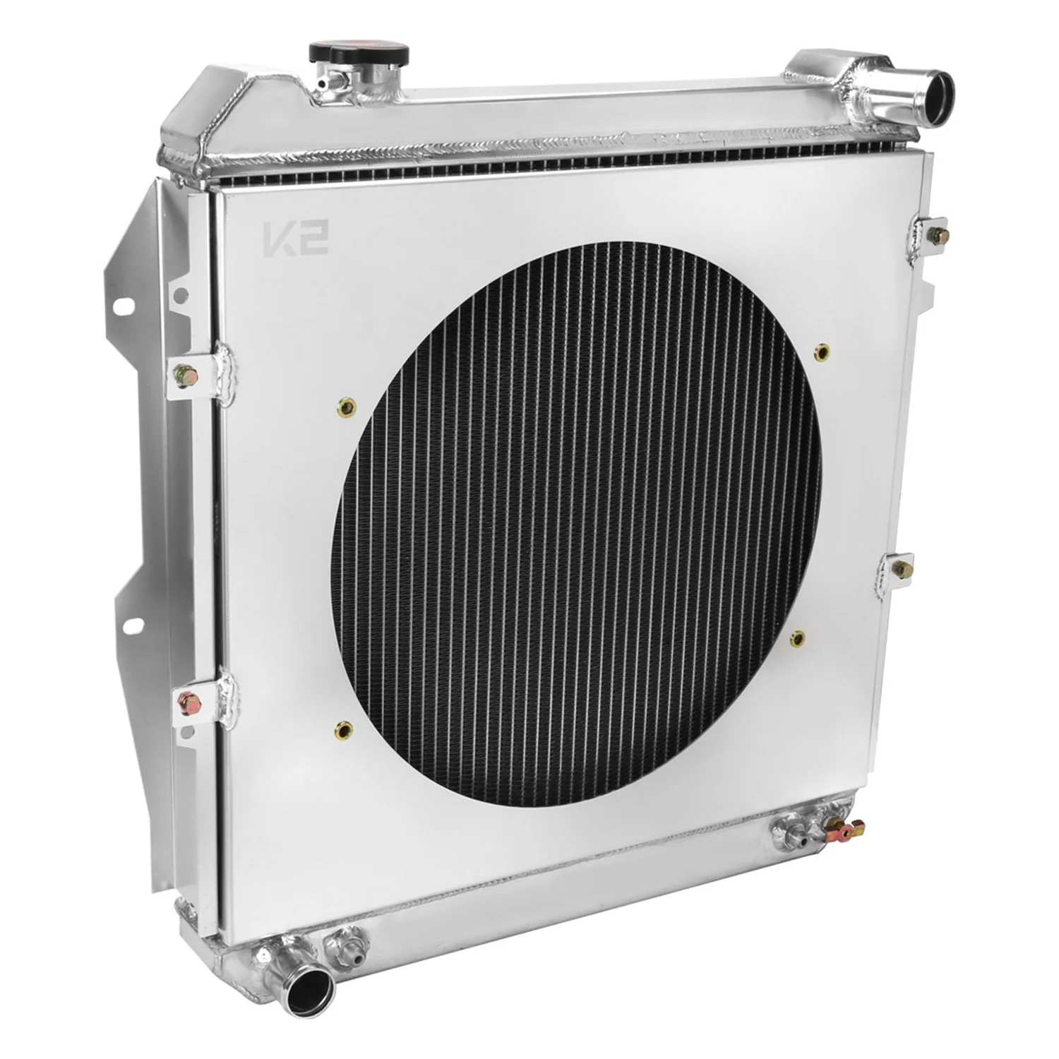 1988-1995 Toyota Pickup/4Runner V6 3 Row Radiator with Fan Shroud - Image 10