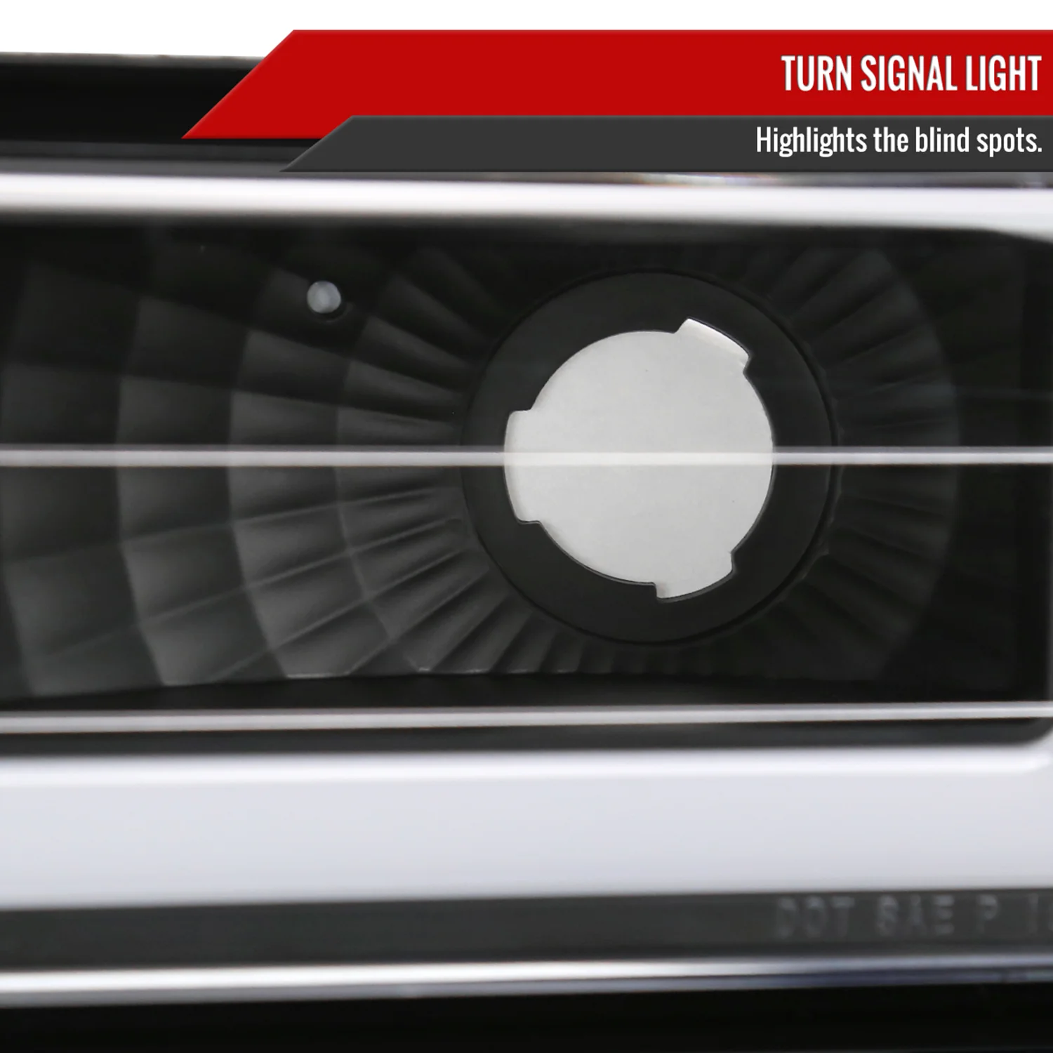 1988-1998 Chevy/GMC C10 C/K LED Strip Bumper Corner Signal Lights Matt Black - Image 4