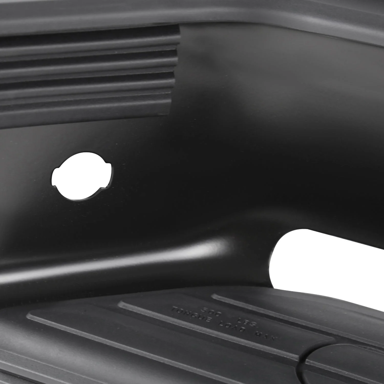 1988-2000 Chevy GMC 1500/2500/3500 Black Steel Replacement Rear Step Bumper - Image 5