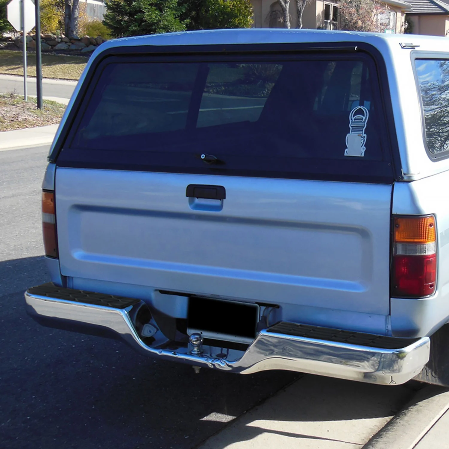 1989-1995 Toyota Pickup 2/4WD Chrome Stainless Steel Rear Step Bumper - Image 9