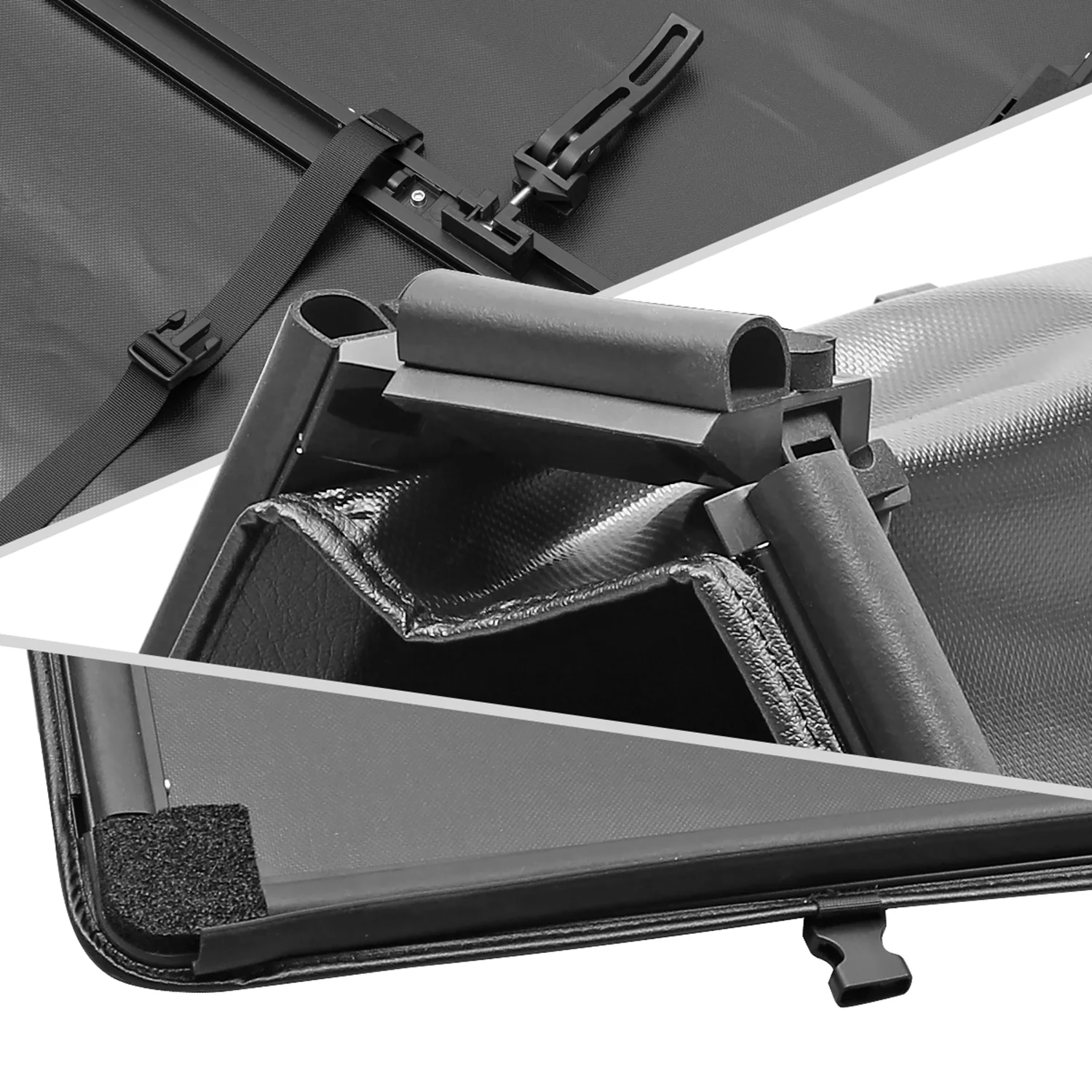 1989-2004 Toyota Compact Pickup Fleetside 6' Bed Soft Quad-Fold Tonneau Cover - Image 8