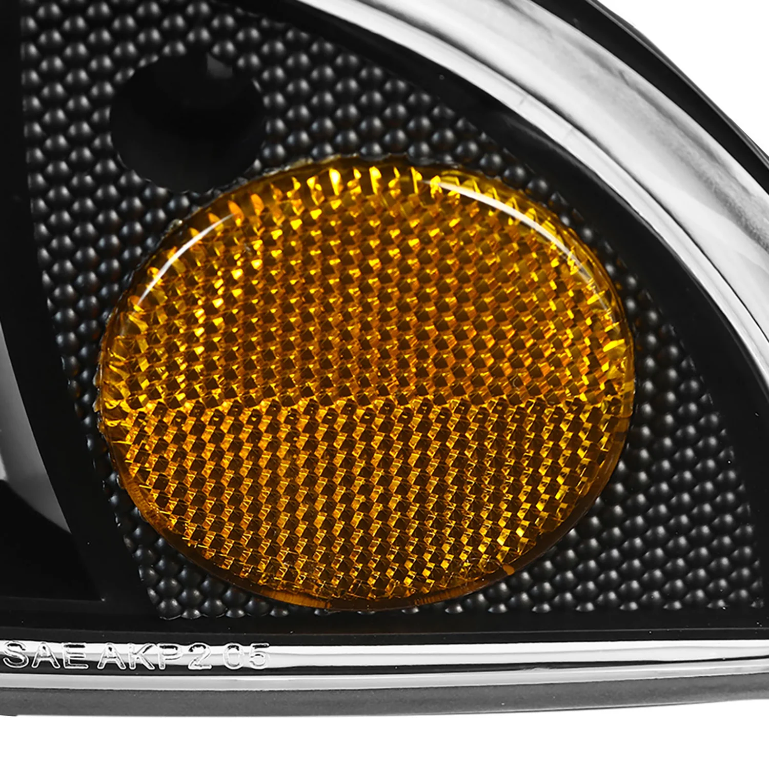 1991-1996 Chevy Caprice / Impala Factory Headlights Corner Signal Black - Image 6