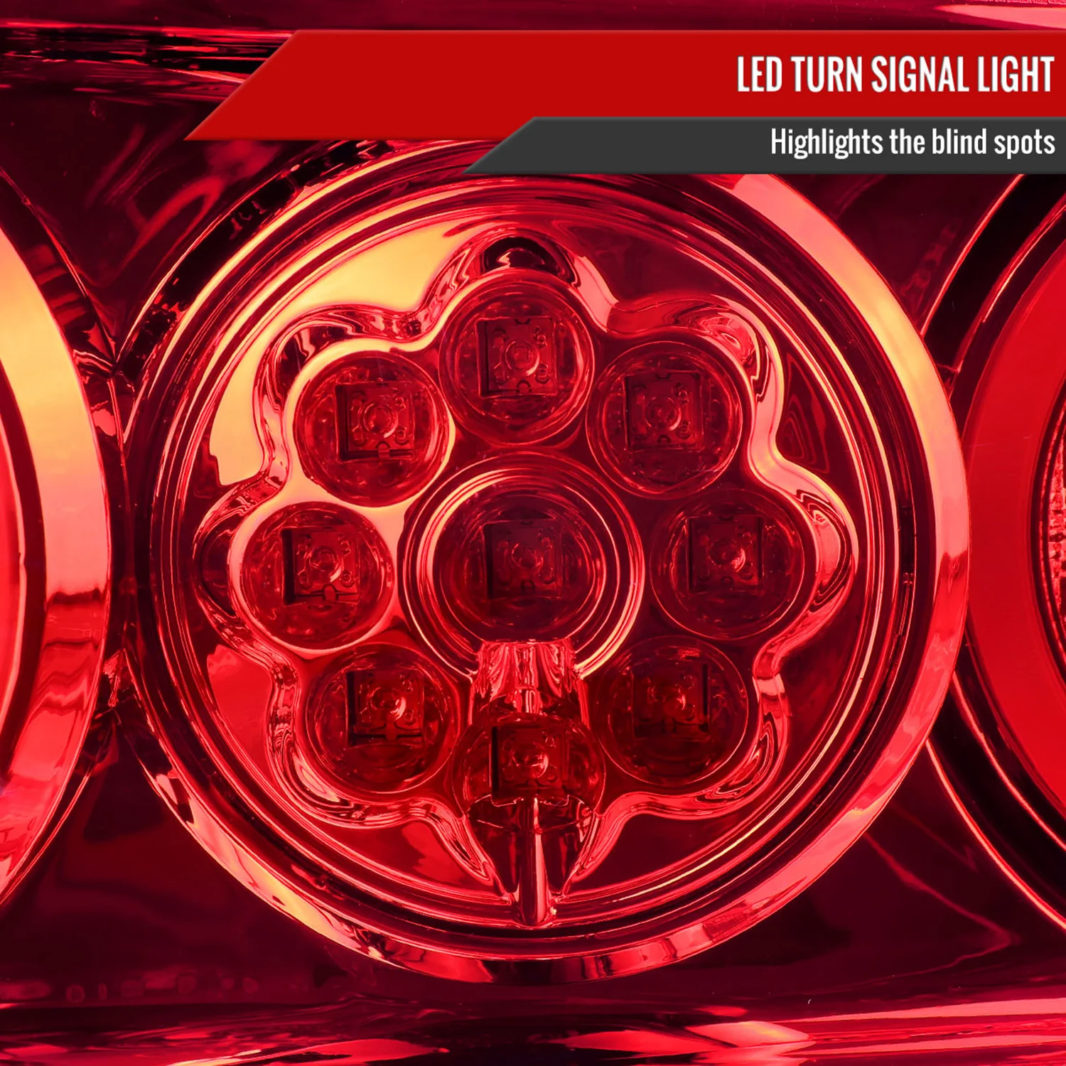 1991-1998 Nissan 180SX RPS13 / 240SX S13 S14 JDM LED Tail Ligths Chrome/Red - Image 5