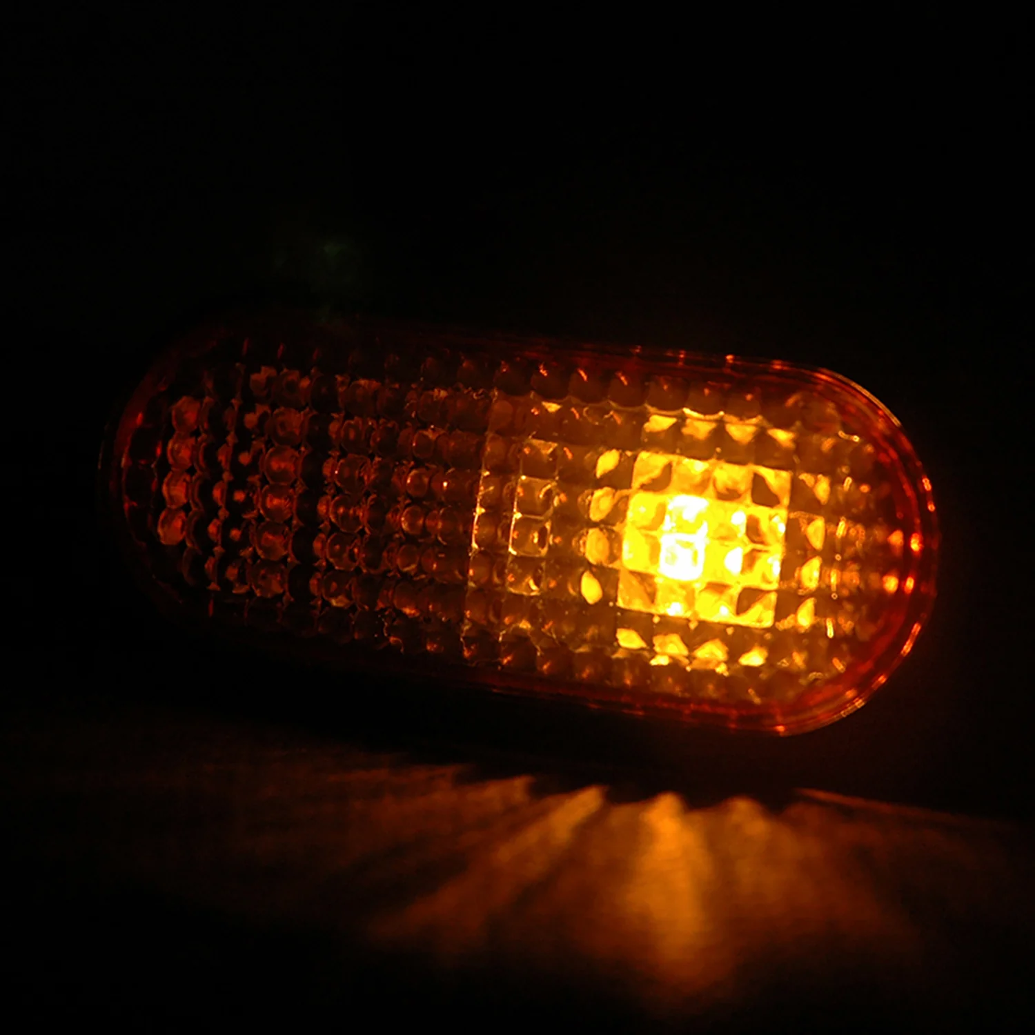 1992-1995 Honda Civic Amber Lens Side Marker Flat Style Lights - Image 2