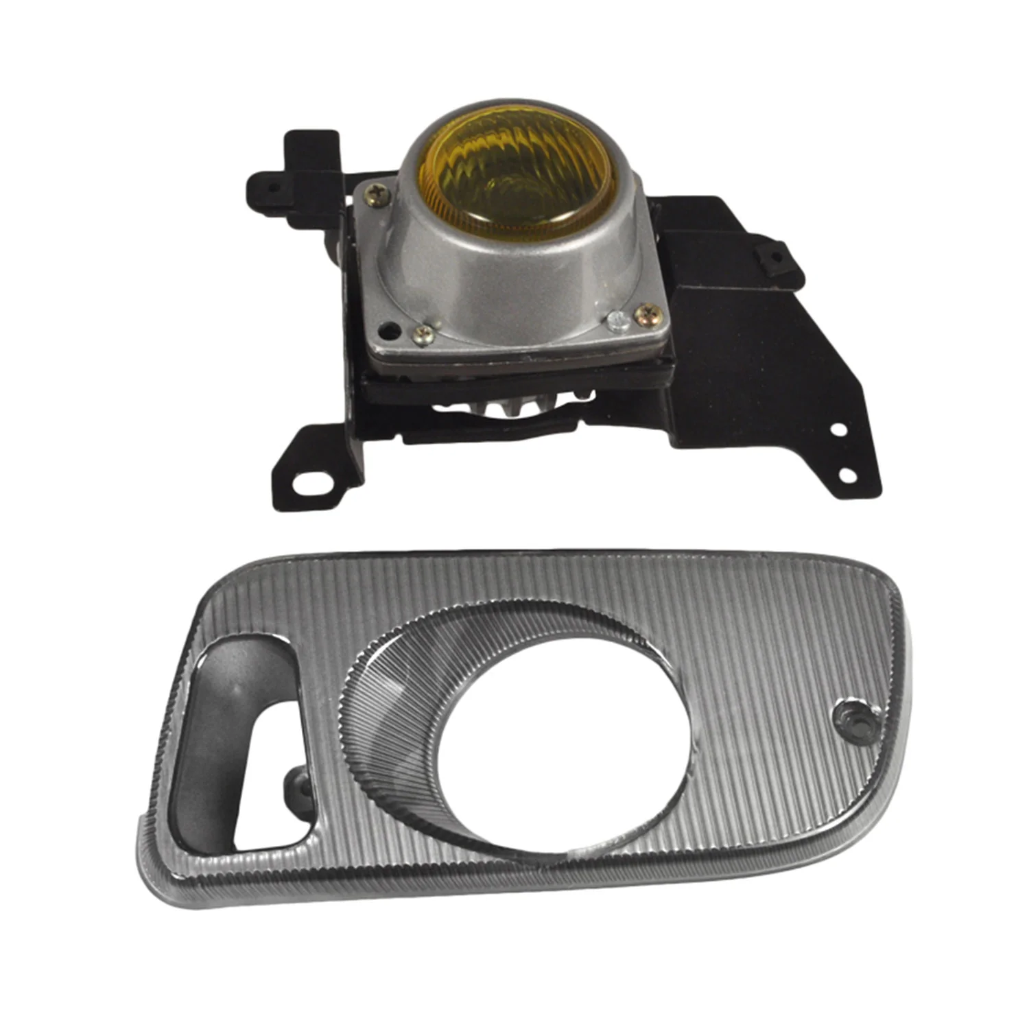 1992-1995 Honda Civic Coupe/Hatchback H3 Fog Lights Kit Chrome/Yellow Lens - Image 5