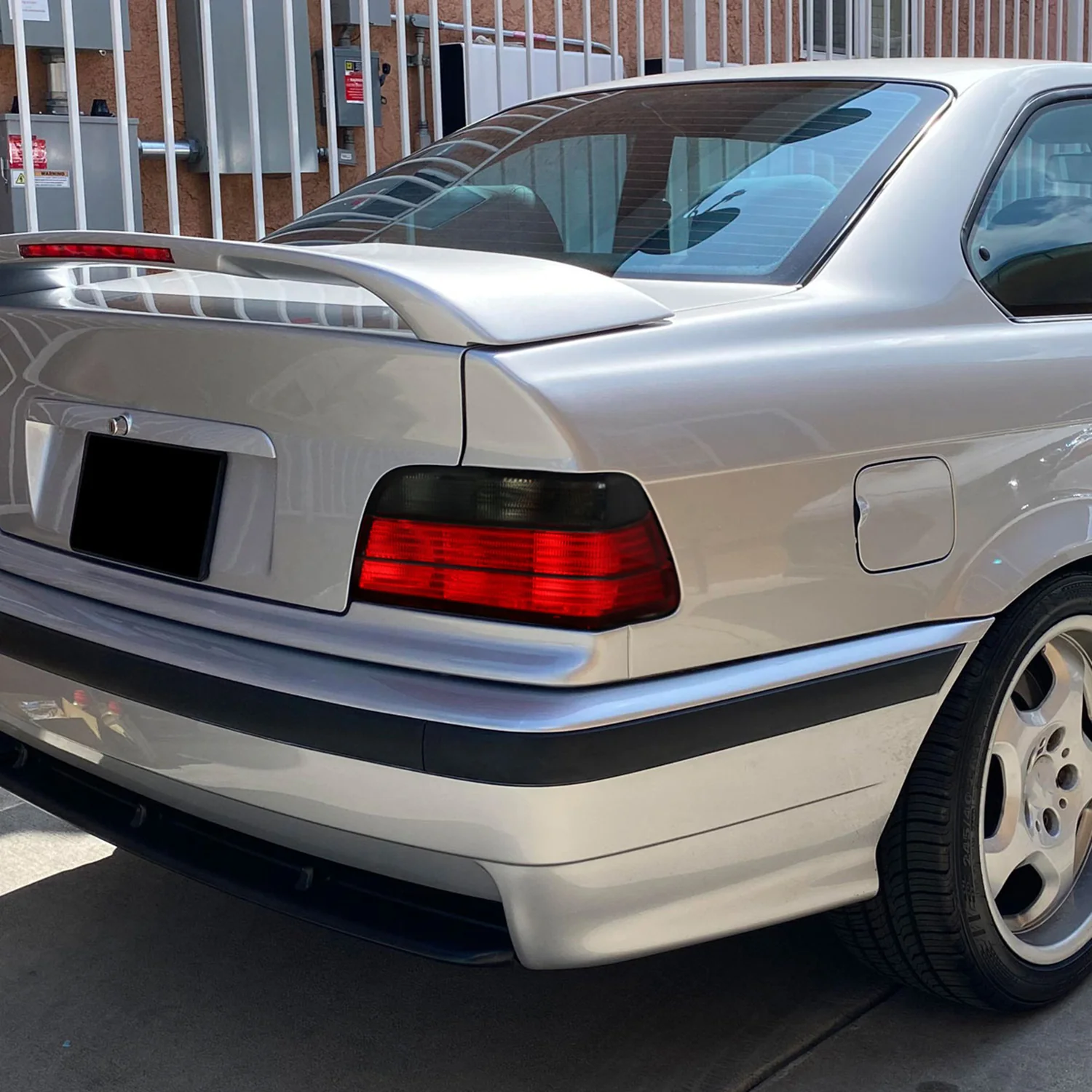 1992-1998 BMW E36 3 Series Coupe/Convertible Tail Lights Chrome/Red Smoke Lens - Image 9