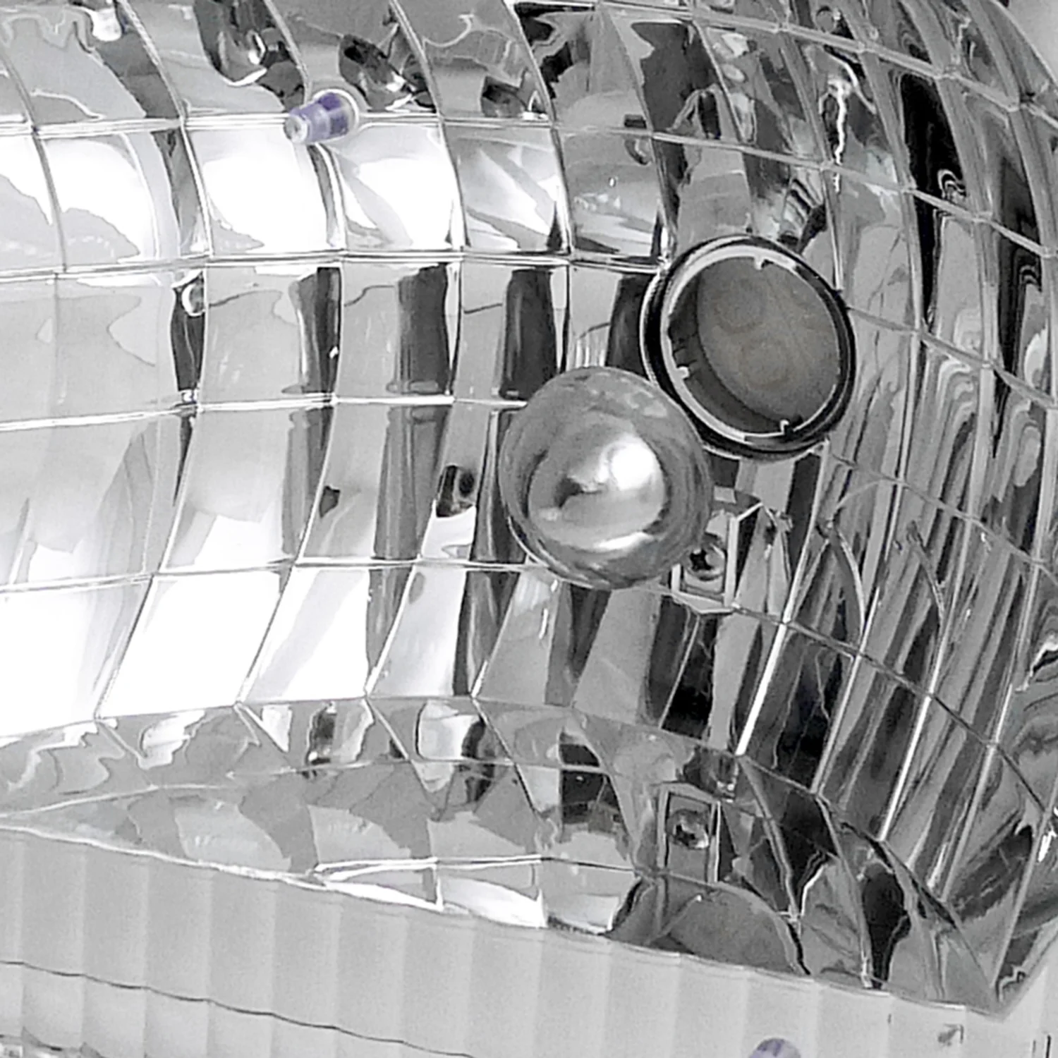 1992-2006 Ford Econoline Factory Style Crystal Headlights Chrome/Clear Lens - Image 4