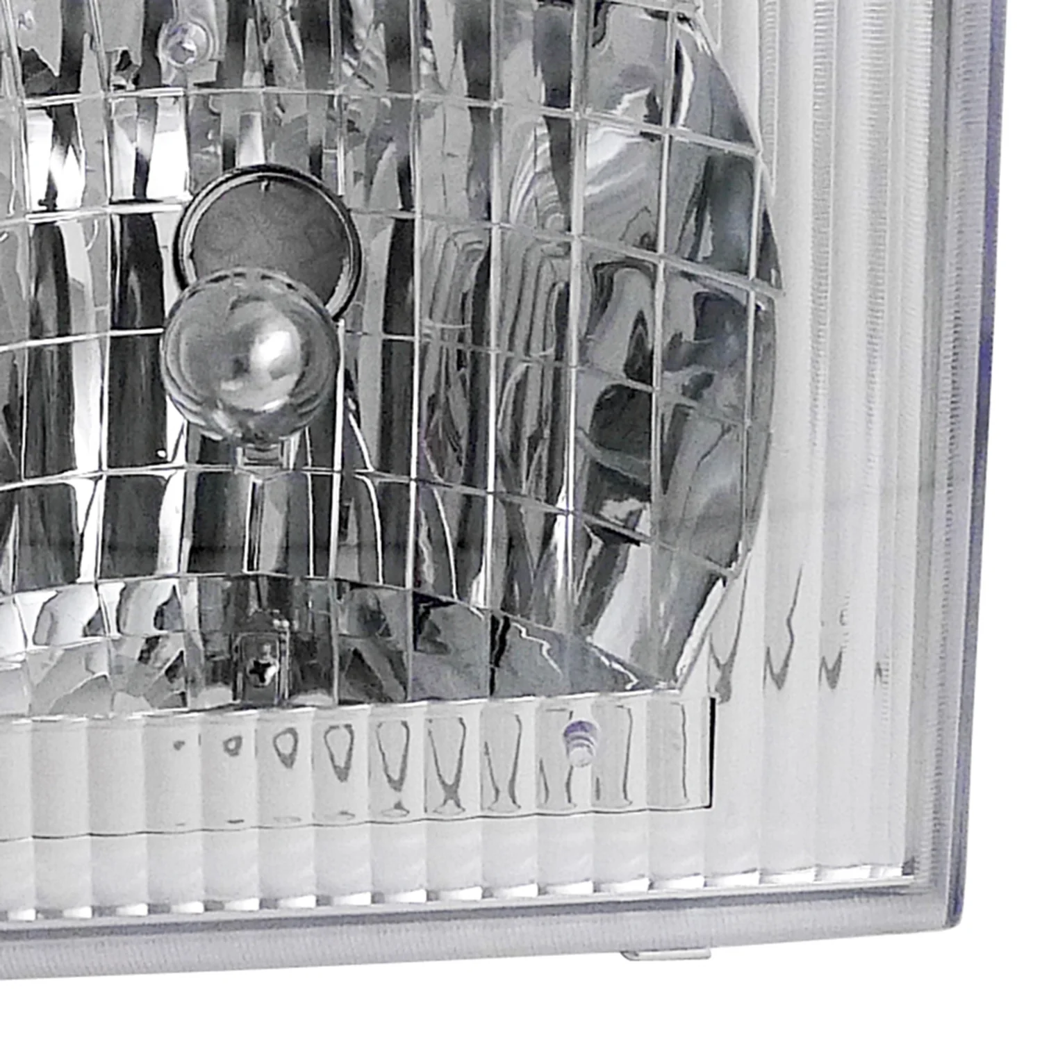 1992-2006 Ford Econoline Factory Style Crystal Headlights Chrome/Clear Lens - Image 6