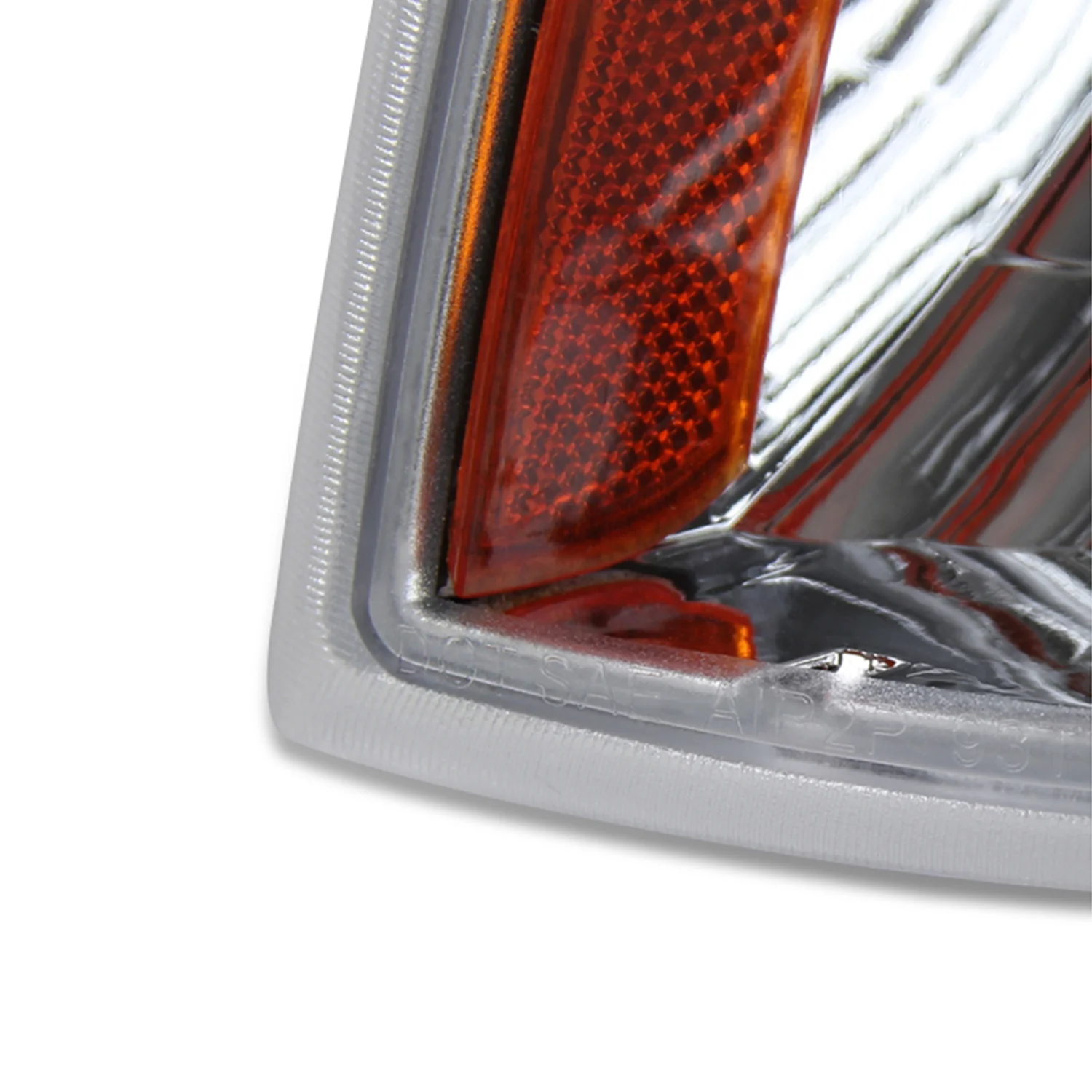 1993-1997 Ford Ranger Factory Corner Parking Turn Signal Lights Chrome/Clear - Image 4