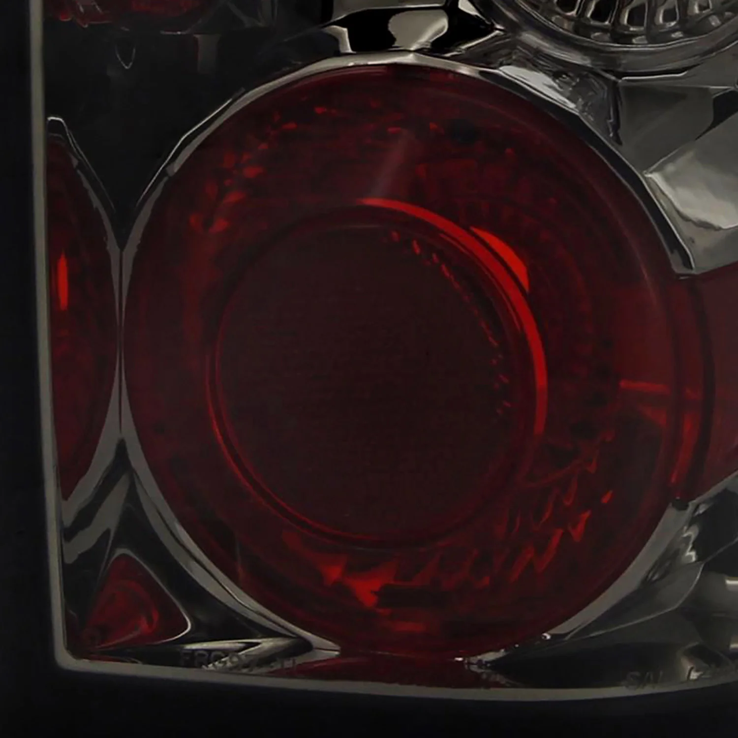 1993-1997 Ford Ranger Tail Lights Chrome Housing/Smoke Lens - Image 3