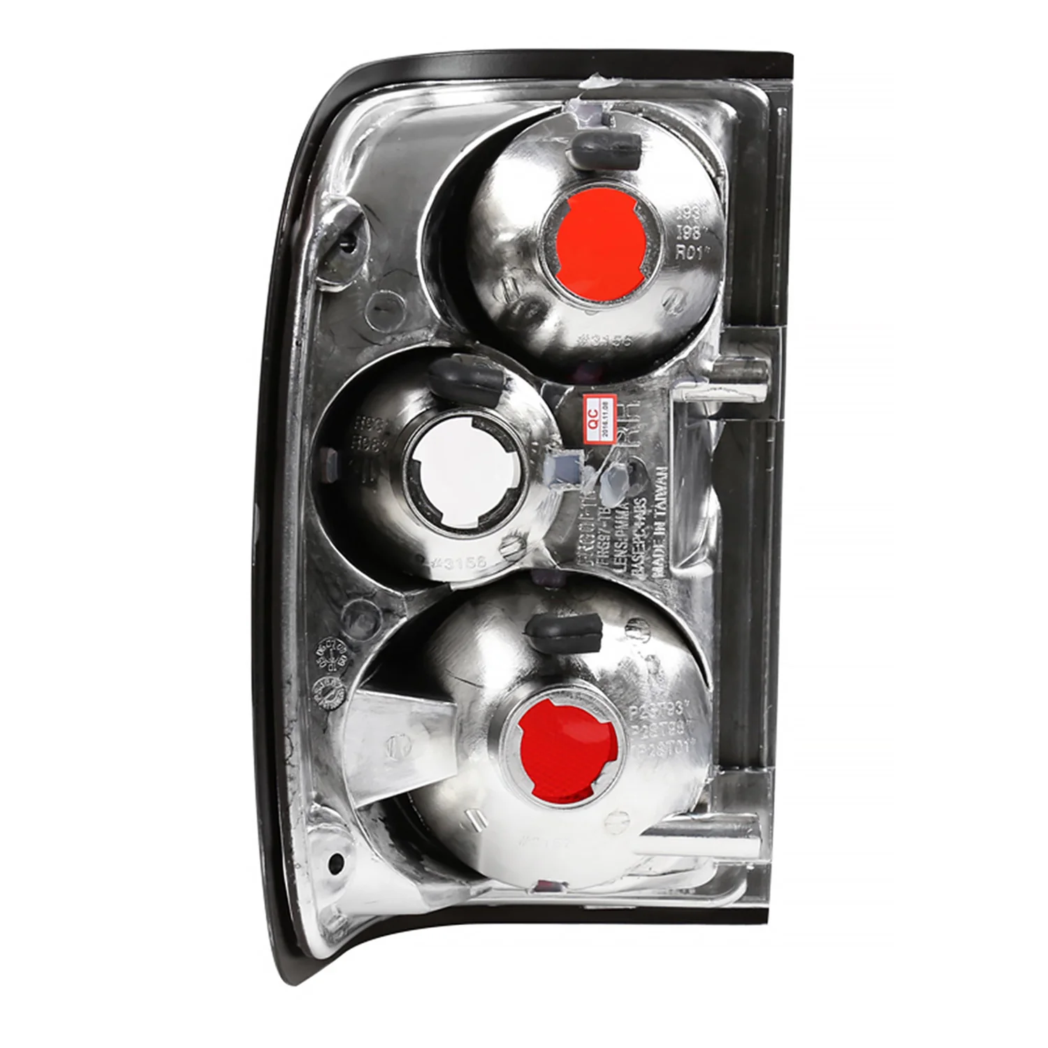 1993-1997 Ford Ranger Tail Lights Chrome Housing/Smoke Lens - Image 8