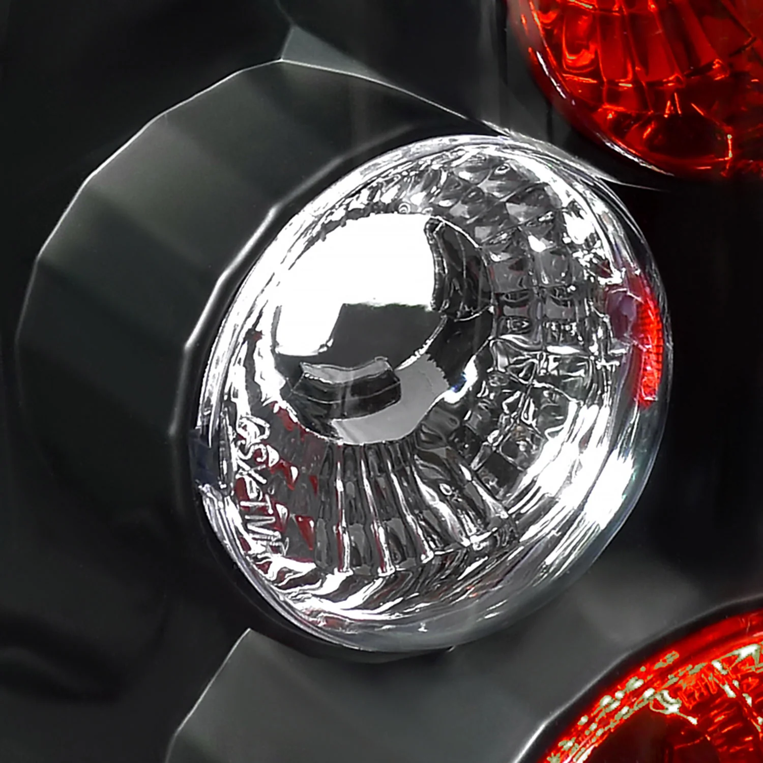 1993-1997 Ford Ranger Tail Lights Matte Black Housing/Clear Lens - Image 4