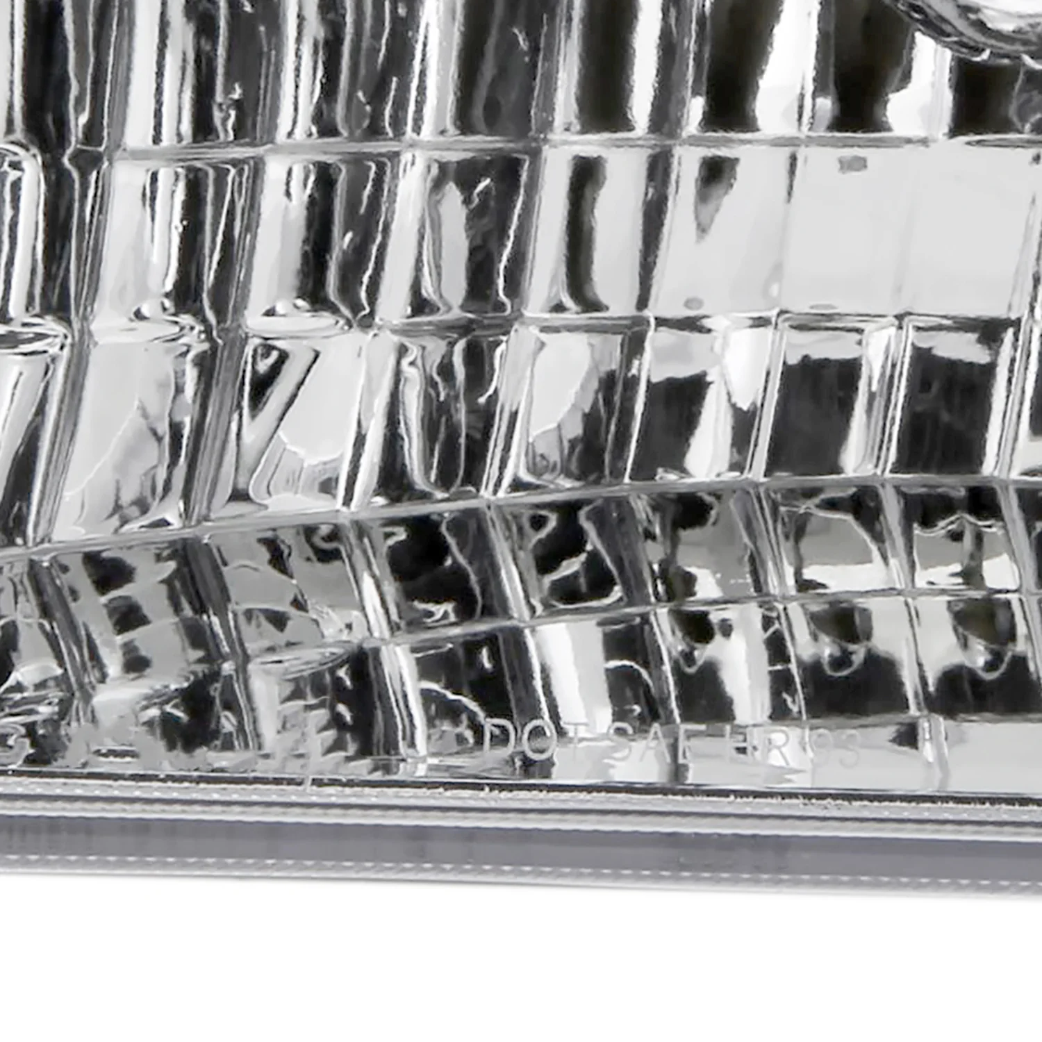 1993-1998 Jeep Grand Cherokee Factory Style Headlights Chrome/Clear Lens - Image 5