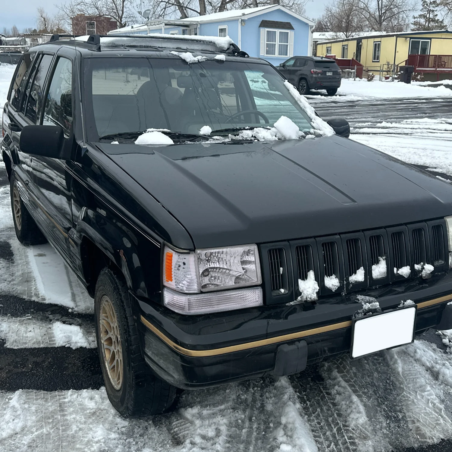 1993-1998 Jeep Grand Cherokee Factory Style Headlights Chrome/Clear Lens - Image 9