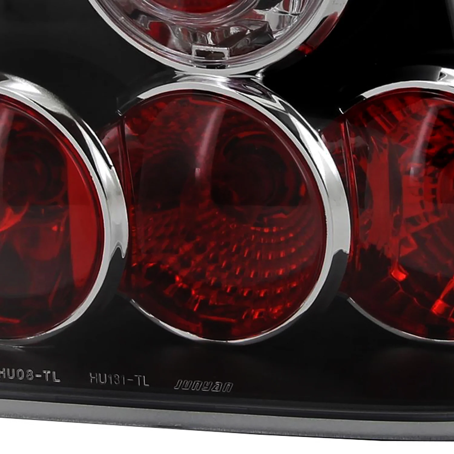 1993-1998 VW Golf Mk3 Tail Lights Matte Black Housing/Clear Lens - Image 4