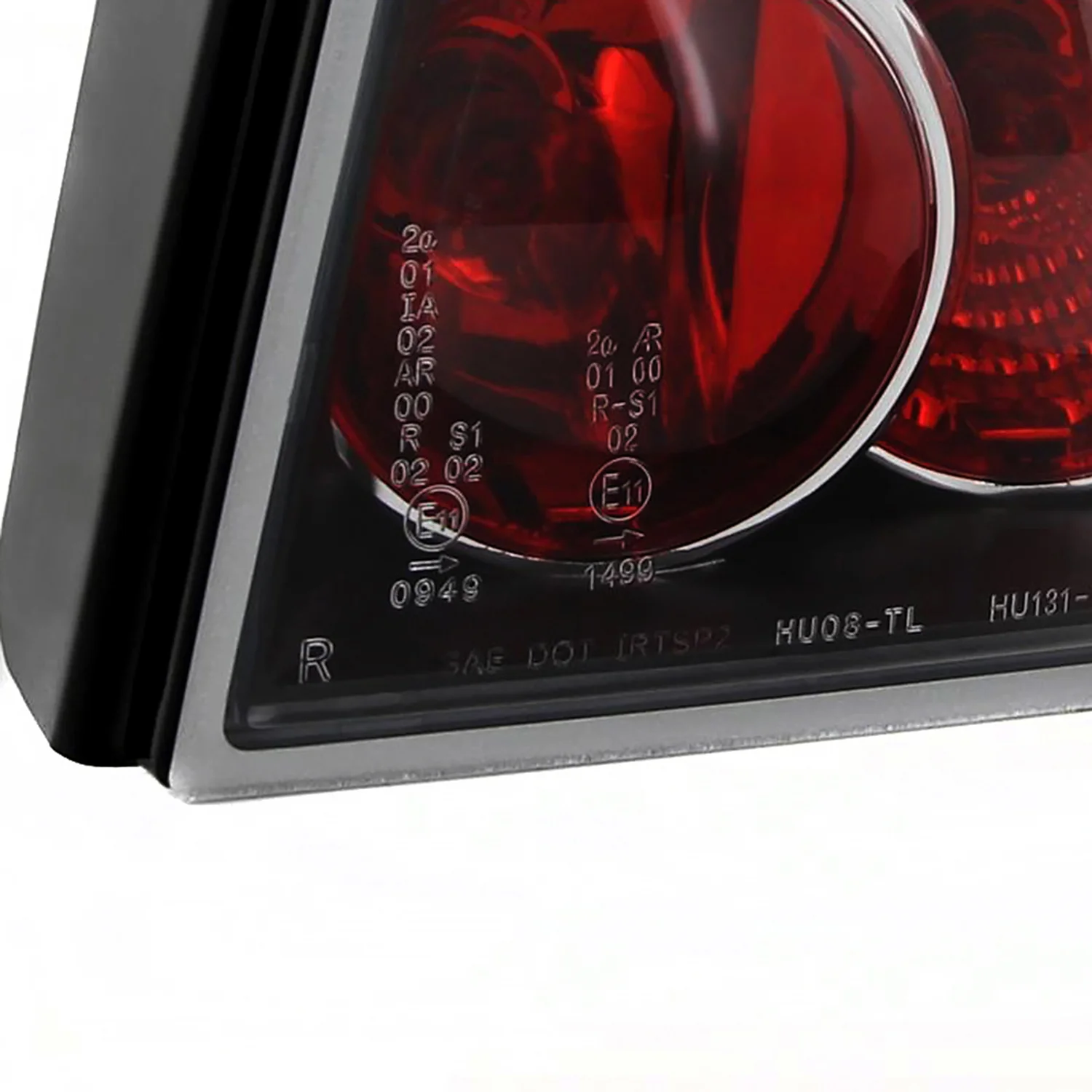 1993-1998 VW Golf Mk3 Tail Lights Matte Black Housing/Clear Lens - Image 6