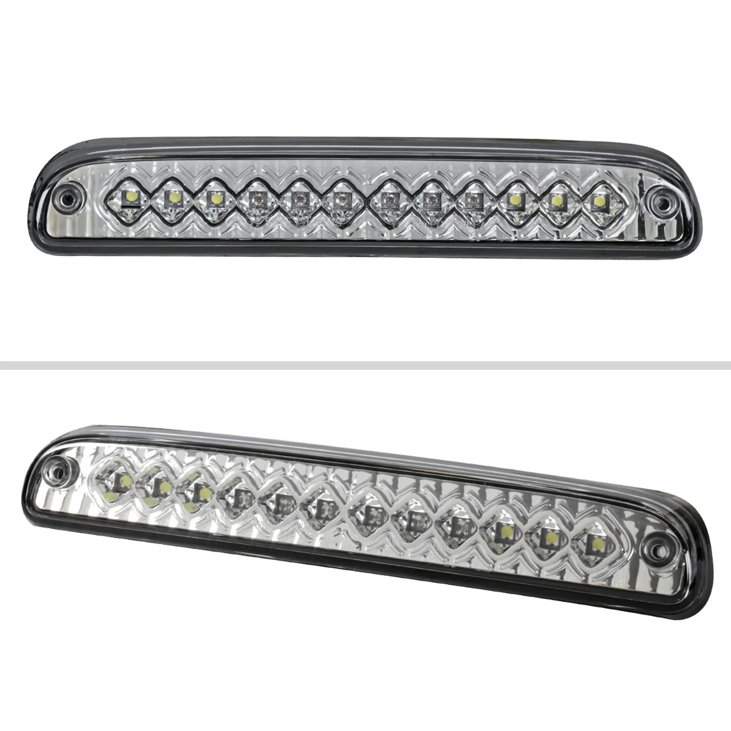 1993-2016 Ford F-250/350/450/550/Ranger LED 3rd Brake Tail Light Chrome - Image 3