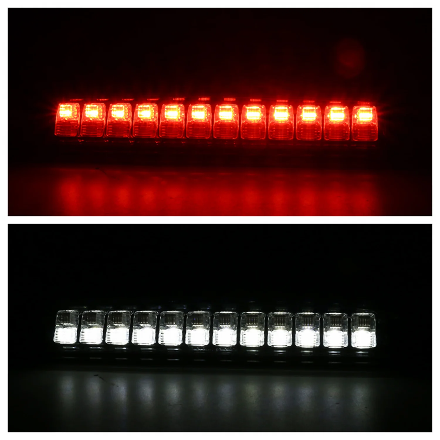 1993-2016 Ford F-250/350/450/550/Ranger LED 3rd Brake Tail Light Smoke - Image 6