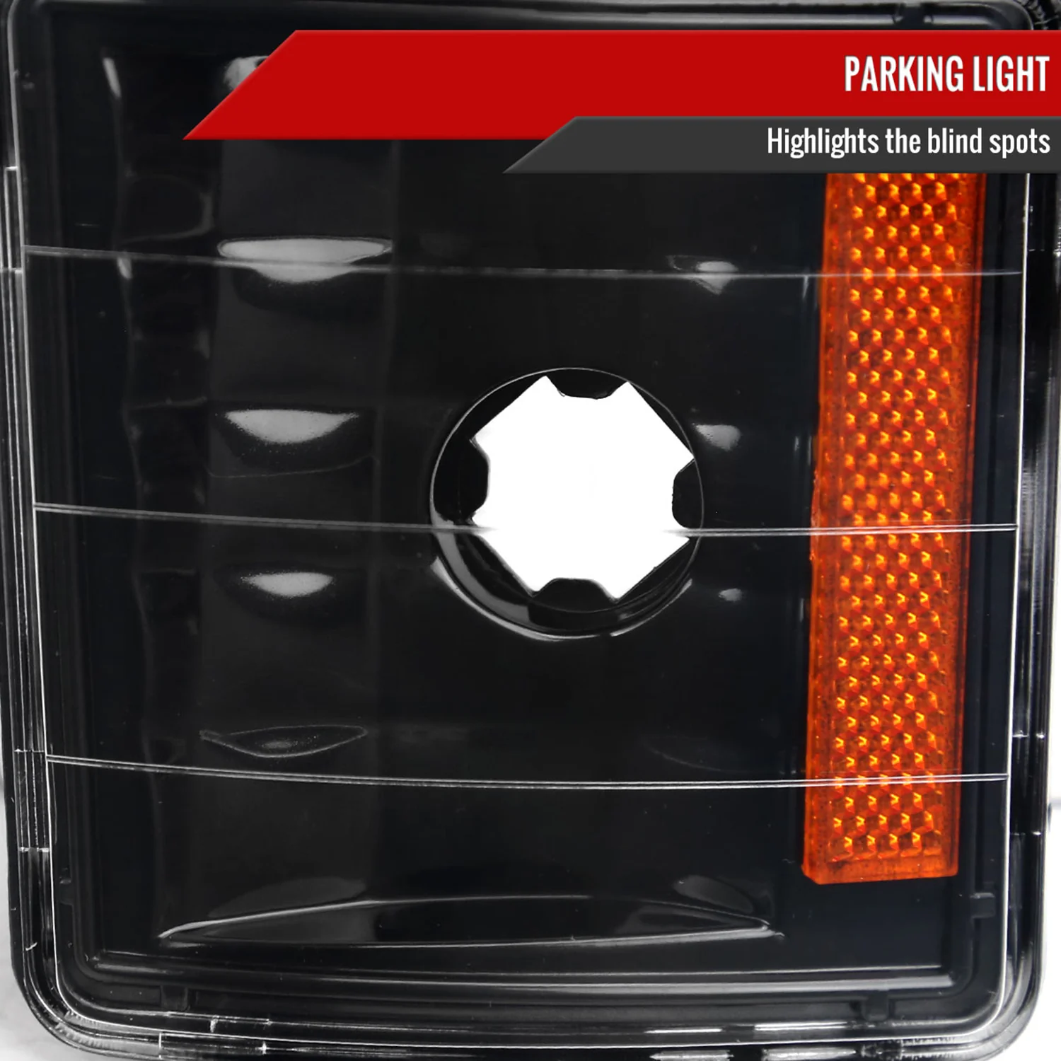 1994-1998 Chevy C10 C/K Tahoe Suburban LED Headlights &Corner Lights Black - Image 5