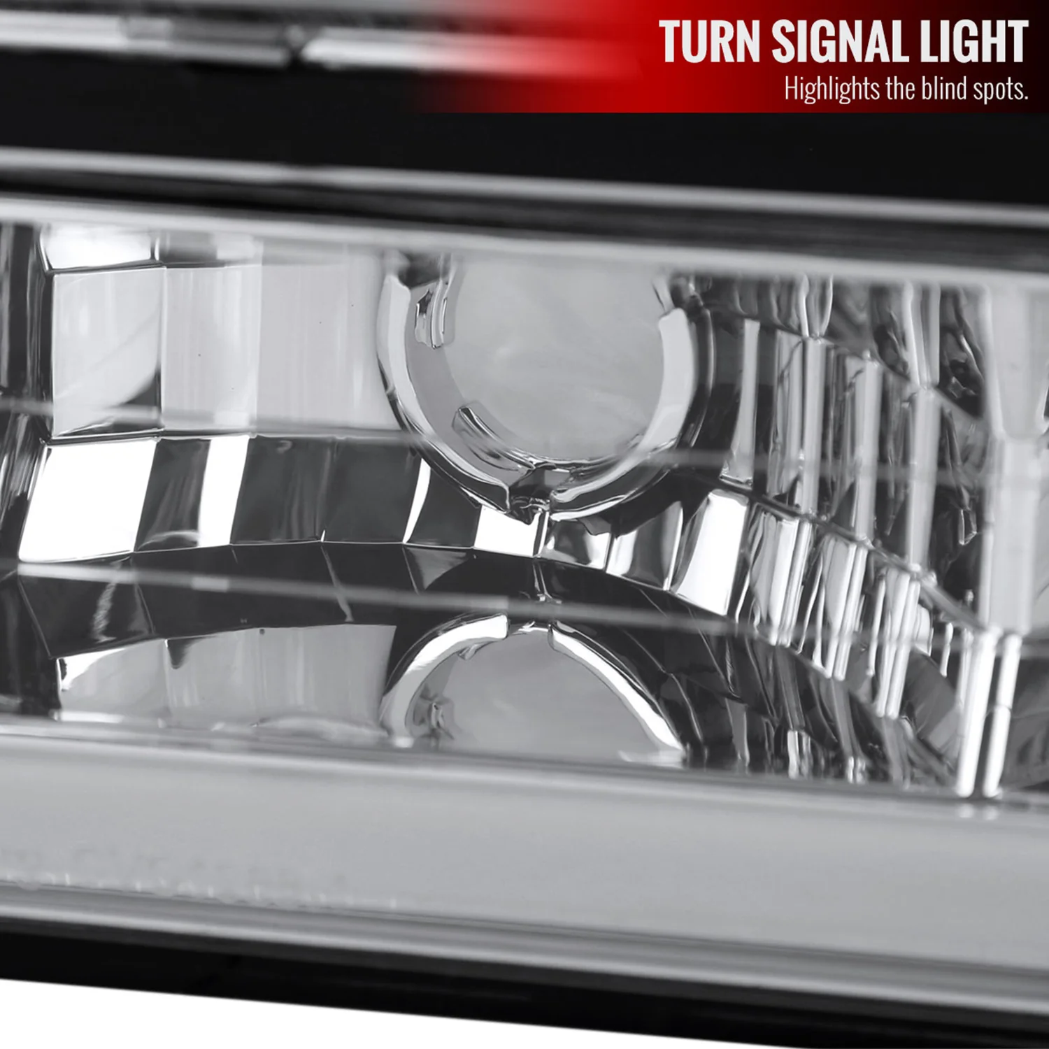 1994-1998 Chevy Silverado/Tahoe/Suburban/C10 Headlights LED Lights Chrome - Image 6