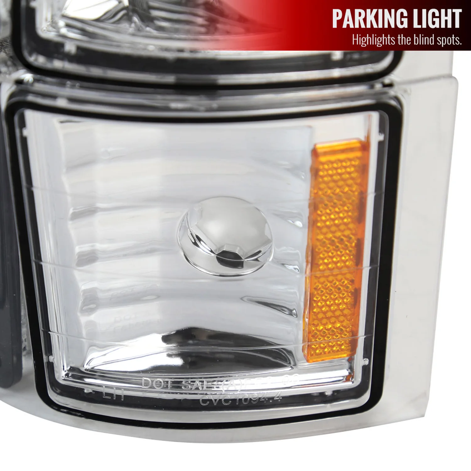 1994-1998 Chevy Silverado/Tahoe/Suburban/C10 Headlights LED Lights Chrome - Image 7