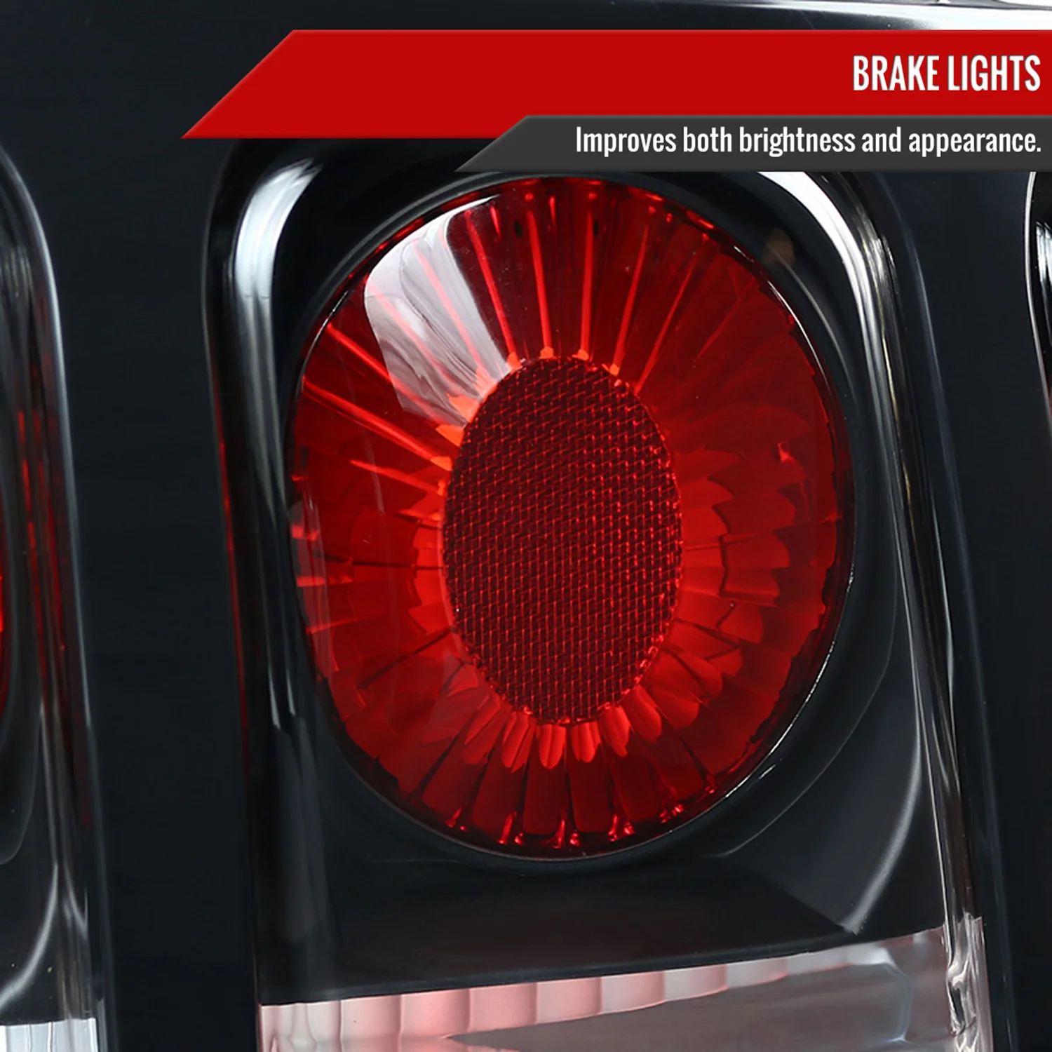 1994-1998 Ford Mustang Tail Lights Matte Black Housing/Clear Lens - Image 4