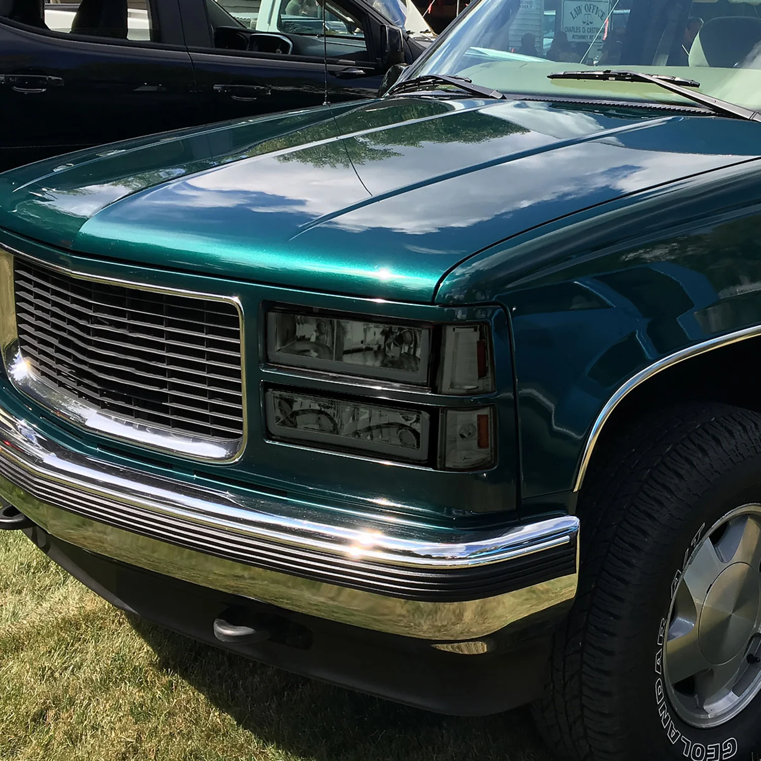 1994-1998 GMC C10/Sierra/Suburban/Yukon Factory Headlights LED Chrome - Image 10