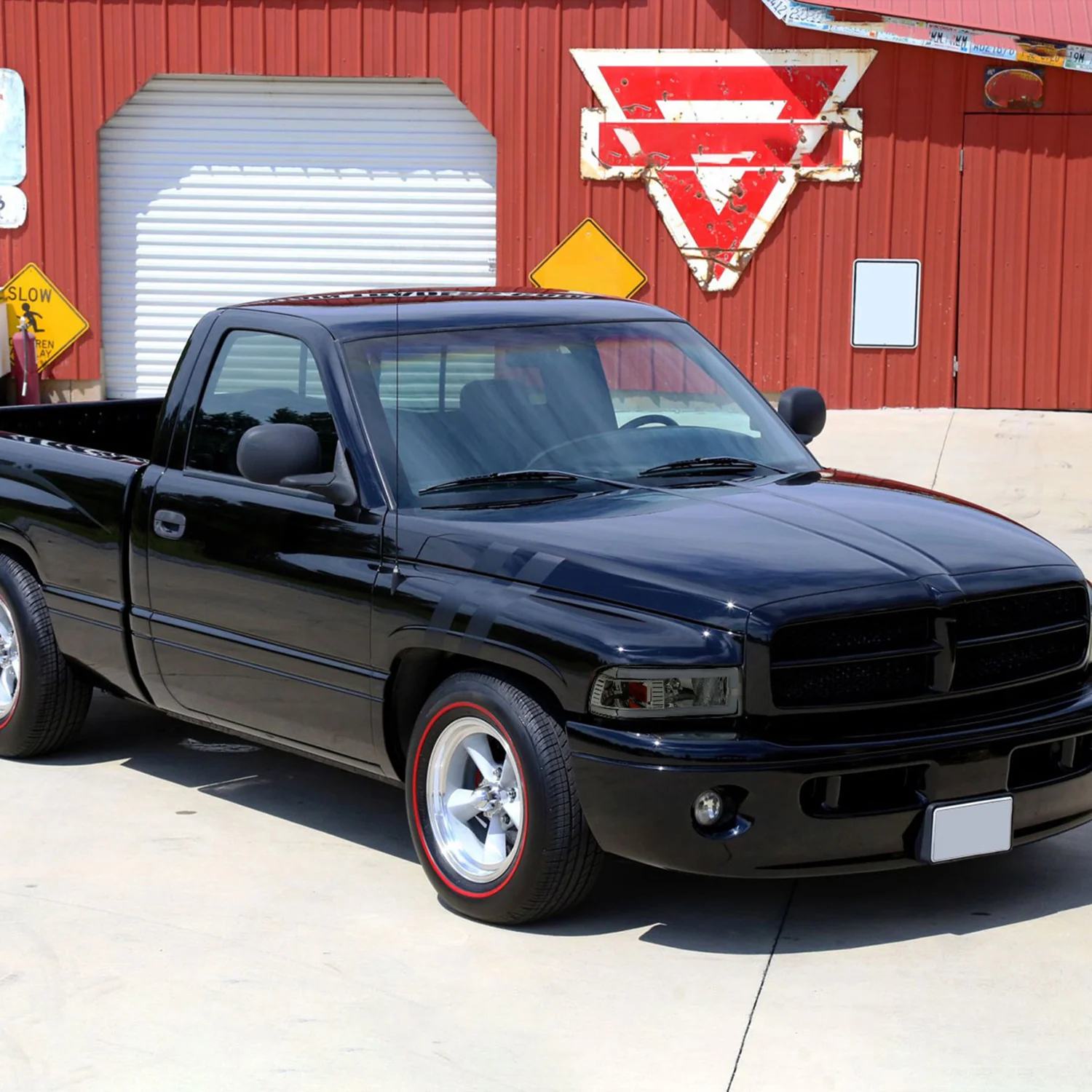 1994-2001 Dodge RAM 1500/ RAM 2500/3500 Dual LED Bar Factory Headlights Smoke - Image 10