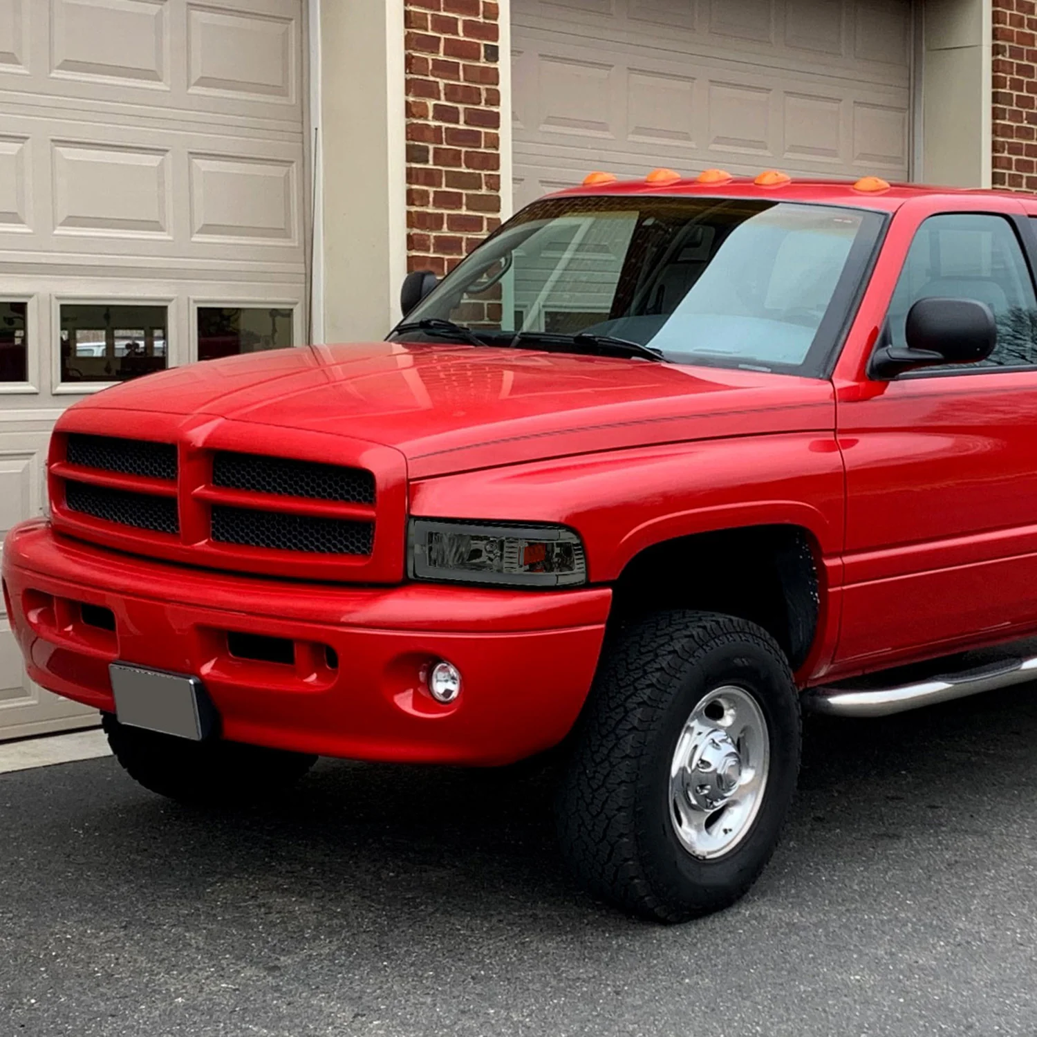 1994-2001 Dodge RAM 1500/ RAM 2500/3500 Dual LED Bar Factory Headlights Smoke - Image 9