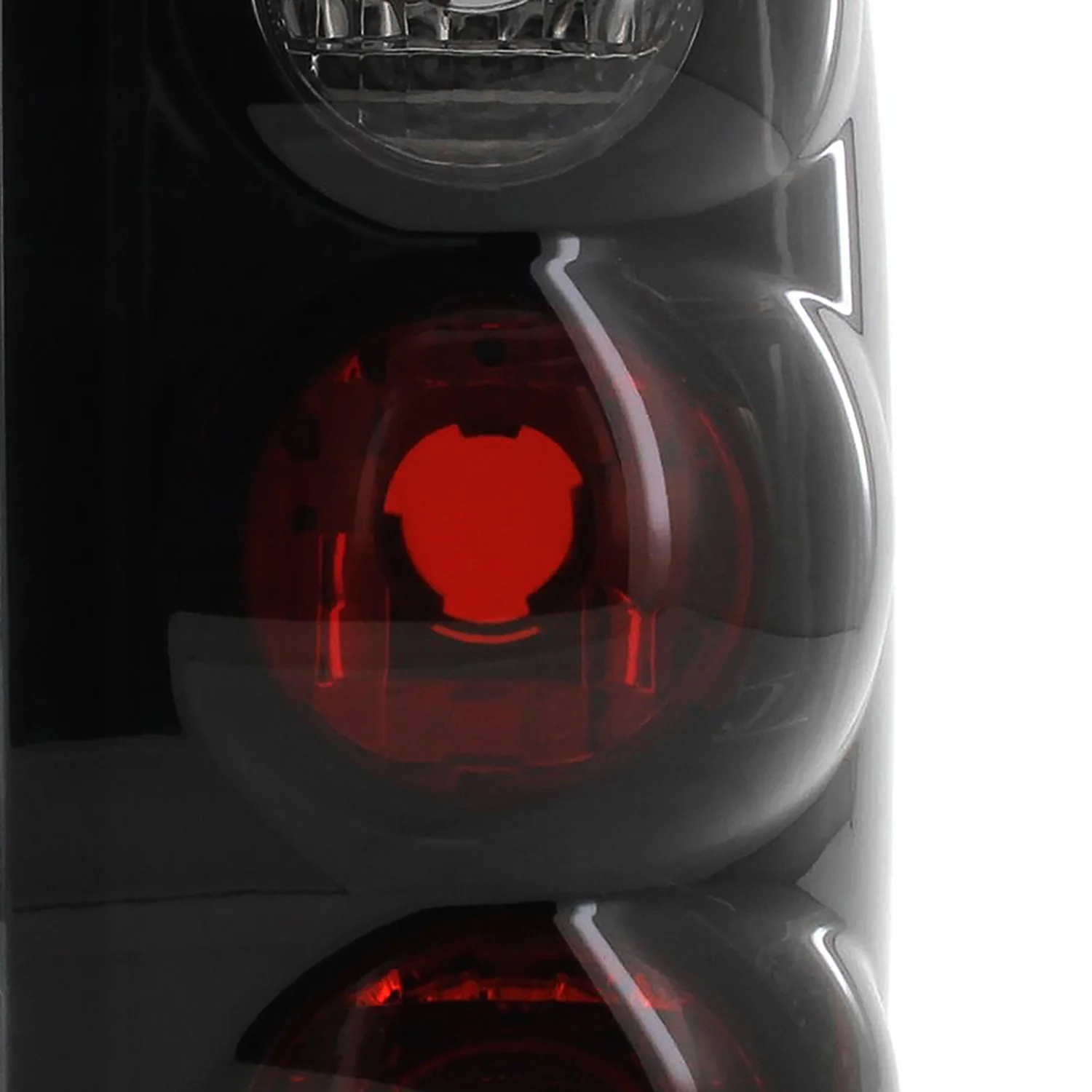 1995-1997 Ford Explorer Tail Lights Glossy Black Housing/Smoke Lens - Image 3