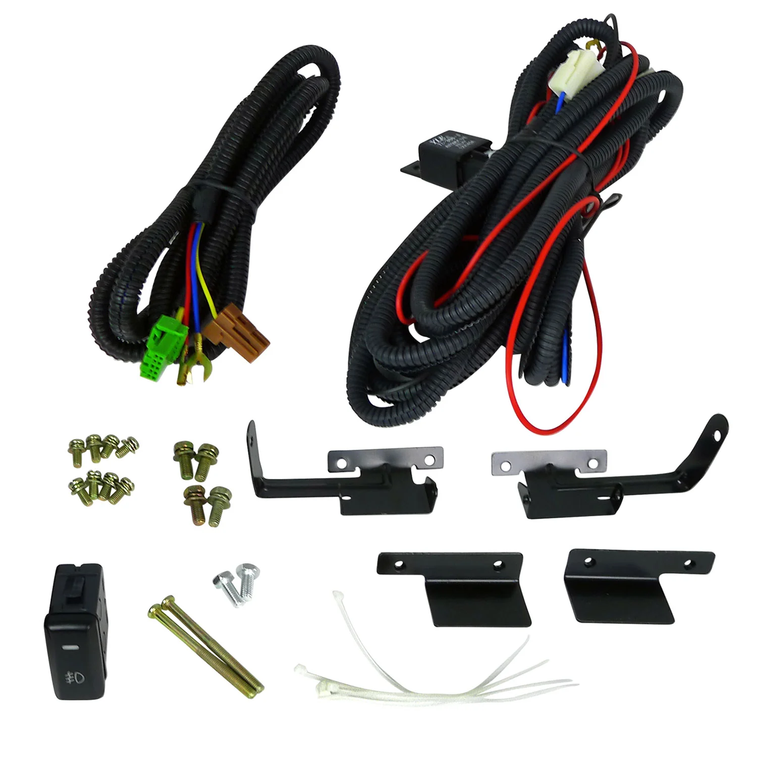 1996-1998 Honda Civic H3 Fog Lights Kit Chrome Housing/Yellow Lens - Image 6