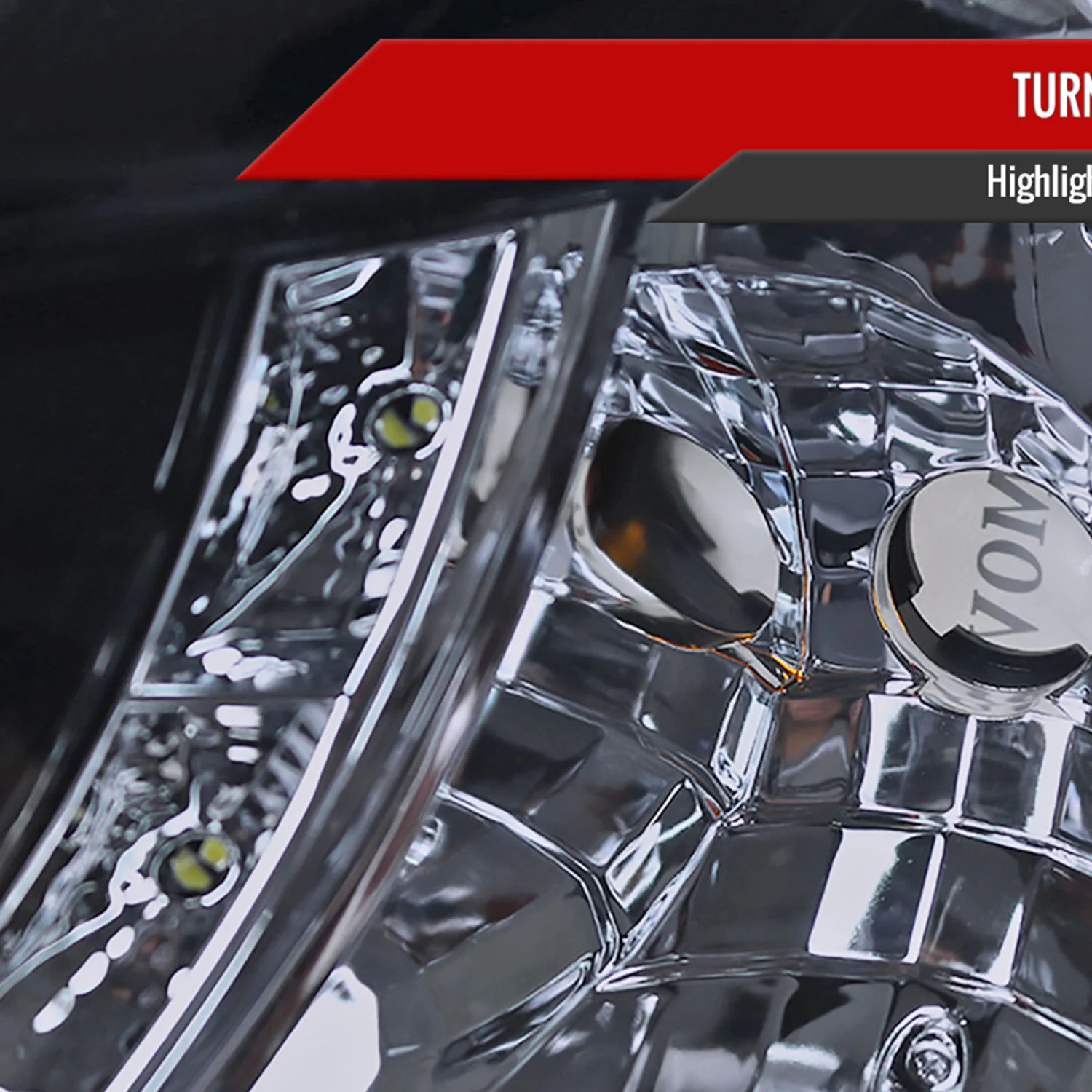 1996-1998 Honda Civic Projector Headlights R8 LED Light Black/Smoke Lens - Image 6