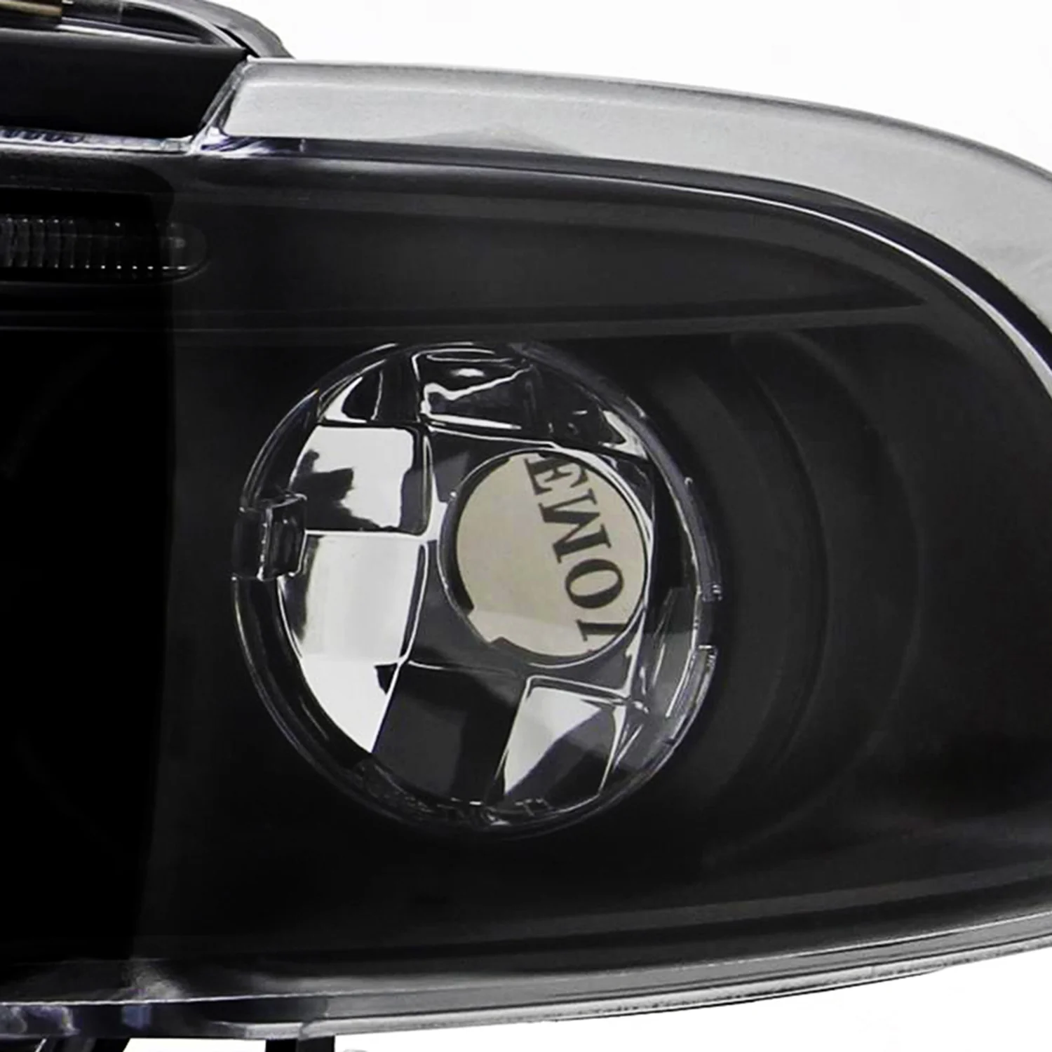 1996-1999 Audi A4 Dual Halo Projector Headlights Matte Black/Clear Lens - Image 7