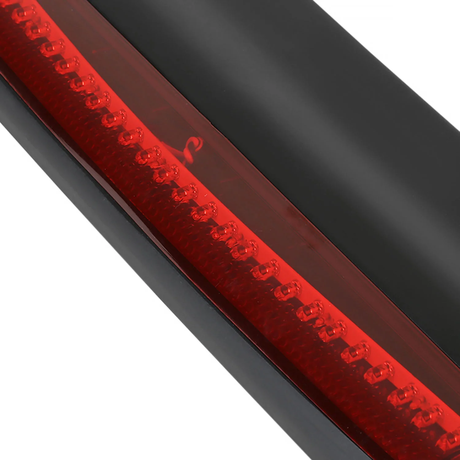 1996-2000 Honda Civic Coupe Matt Black Rear Spoiler Wing LED 3rd Brake Light - Image 6