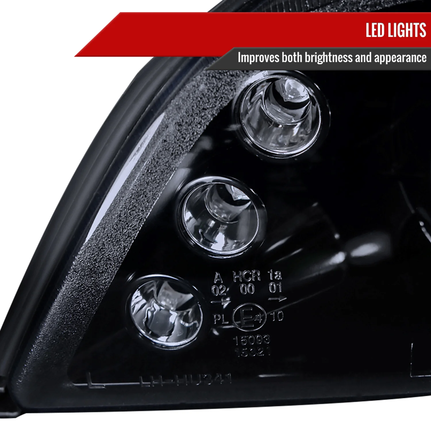 1996-2003 BMW E39 5 Series Dual Halo Projector Headlights Glossy Black/Smoke - Image 6