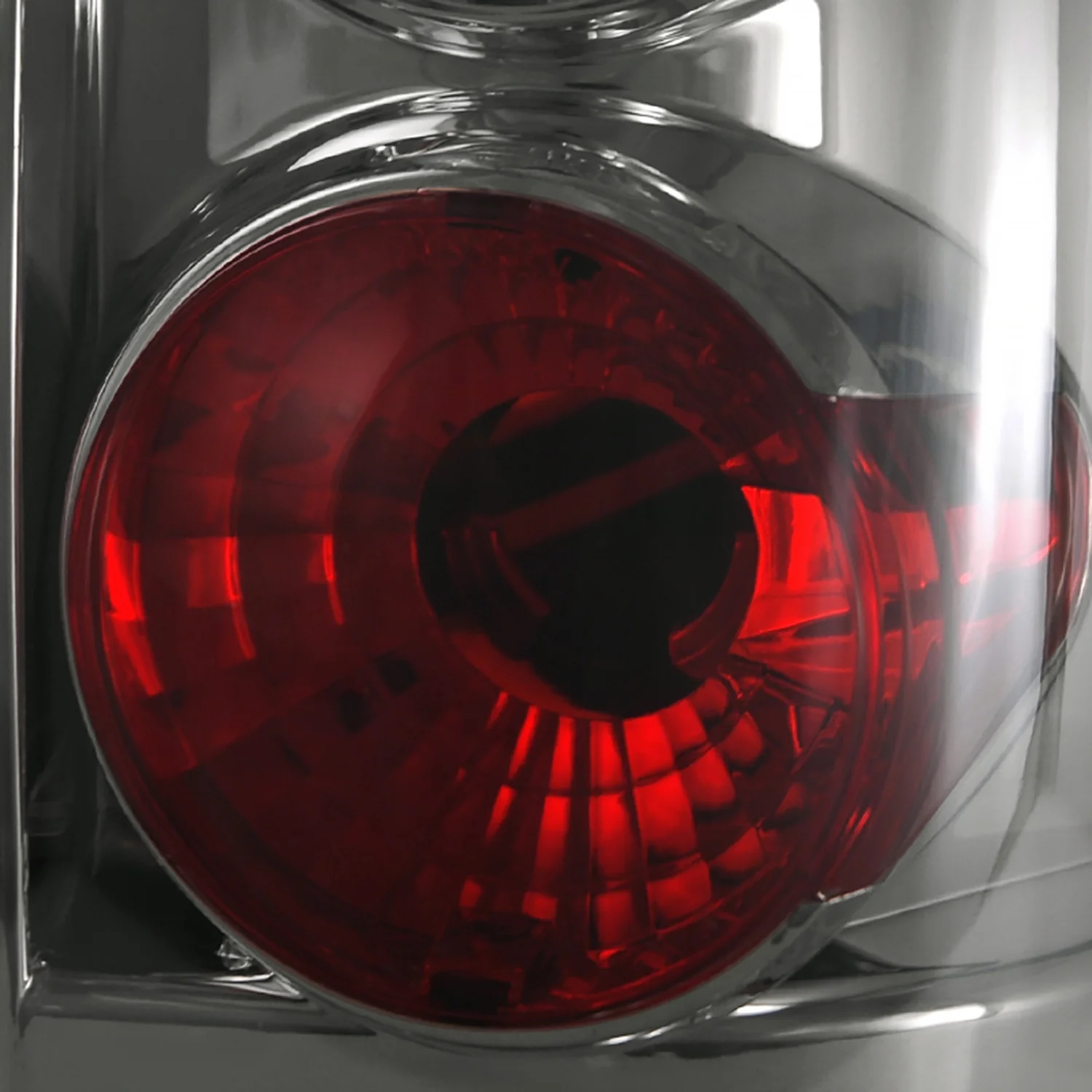 1997-2002 Ford Expedition Tail Lights Chrome Housing/Smoke Lens - Image 3