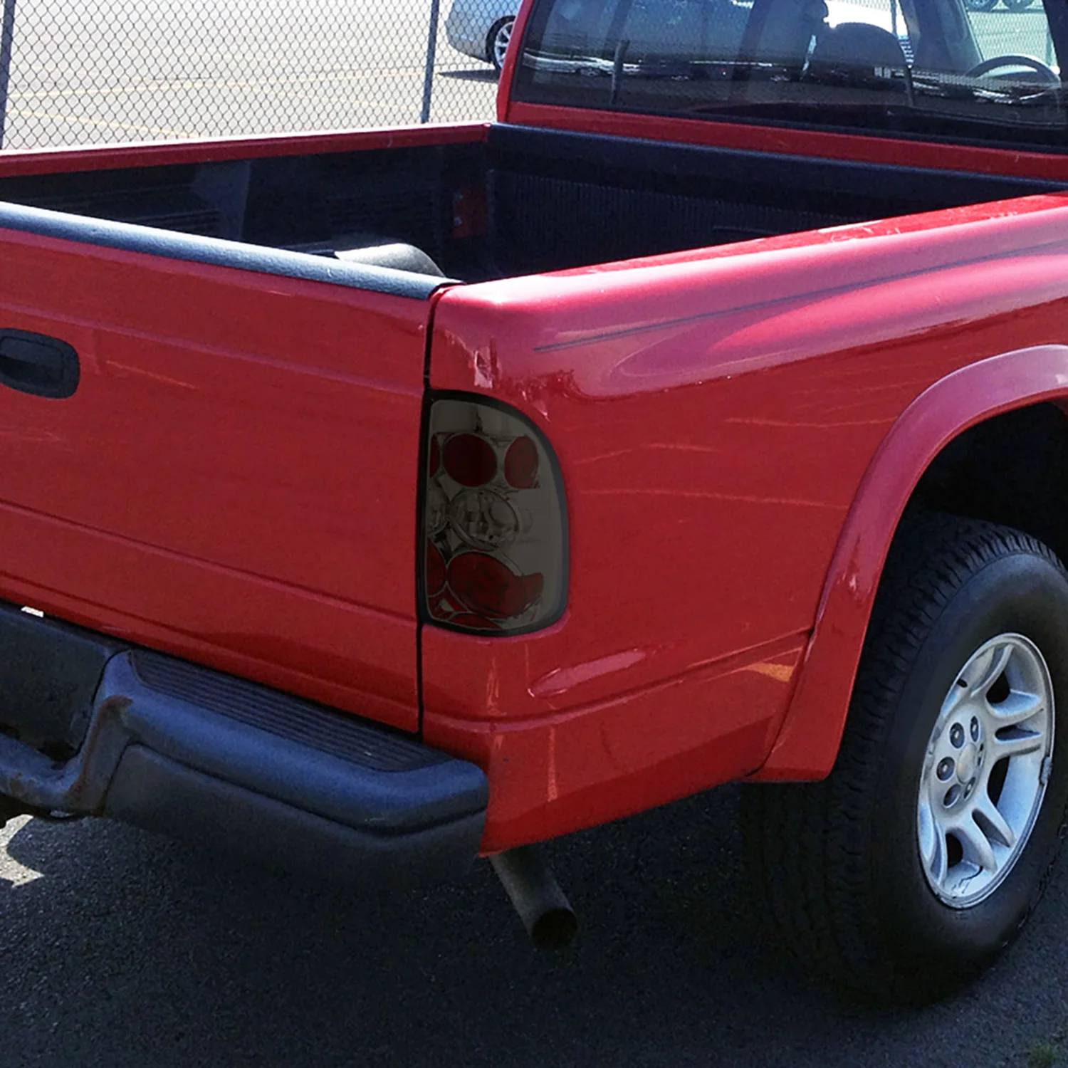 1997-2004 Dodge Dakota Tail Lights Chrome Housing/Smoke Lens - Image 10