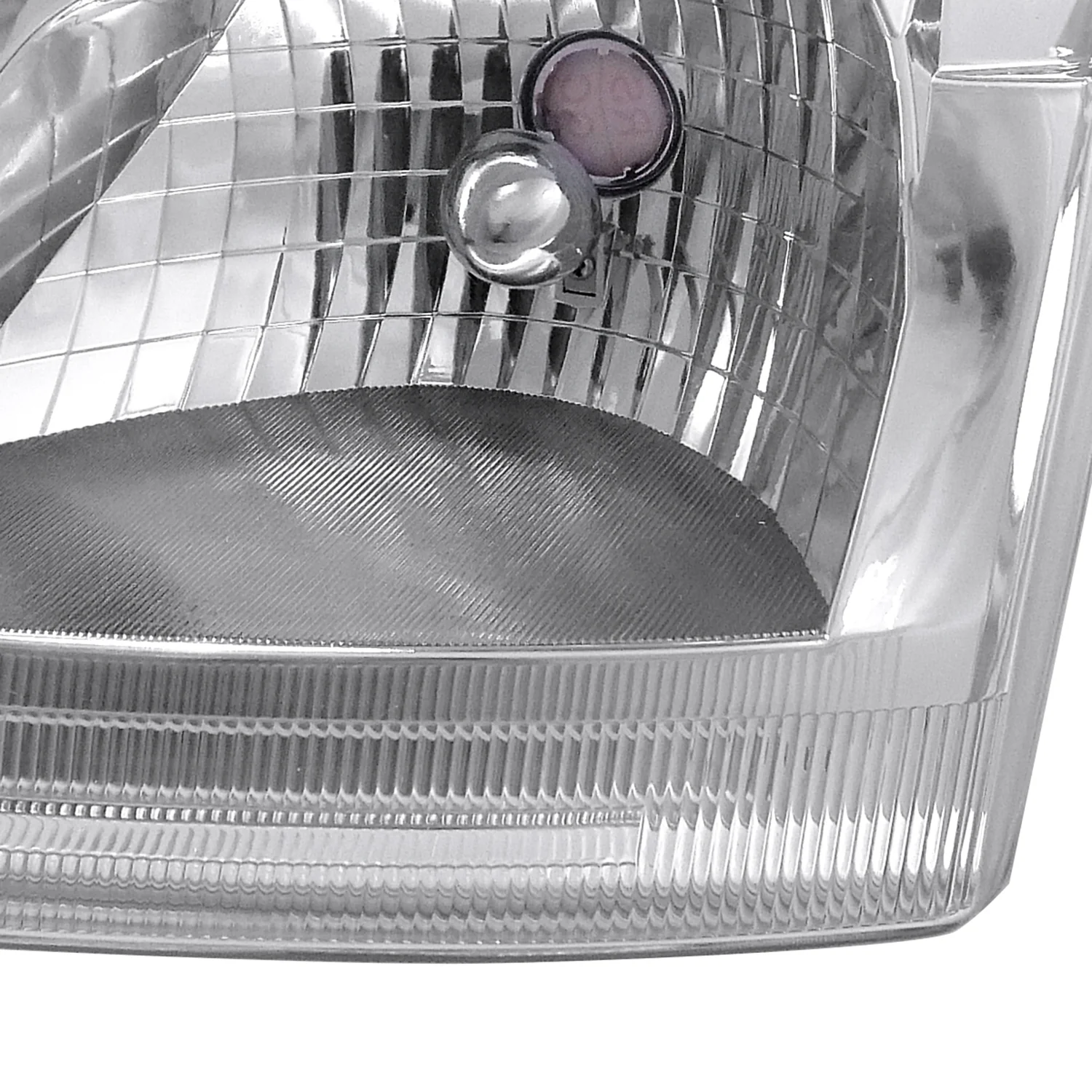 1997-2004 Ford F-150/Expedition Factory Style Crystal Headlights Chrome/Clear - Image 6