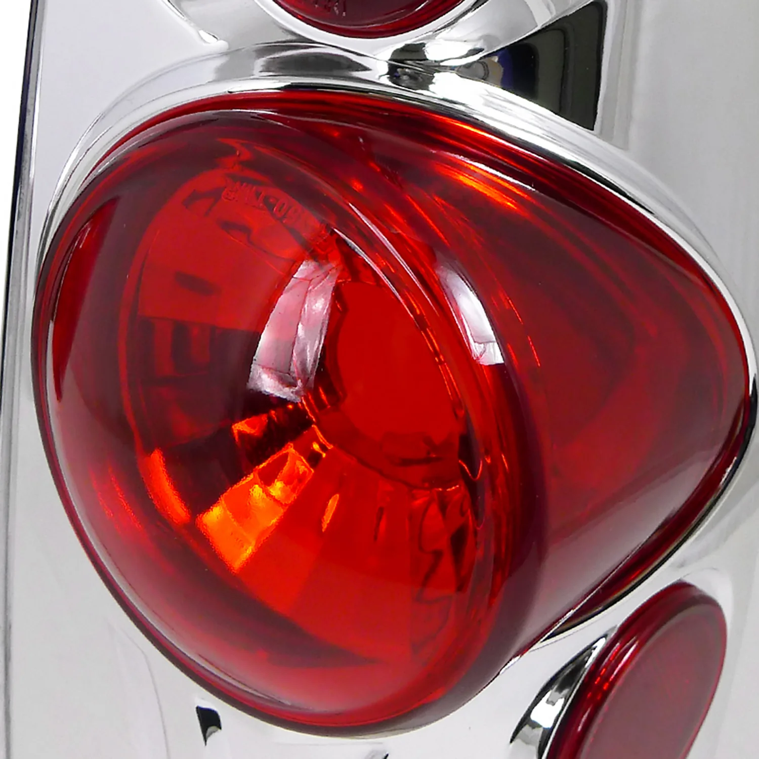 1997-2007 Ford F-150/F-250/F-350/F-450/F-550 Retro Tail Lights Chrome/Clear - Image 2