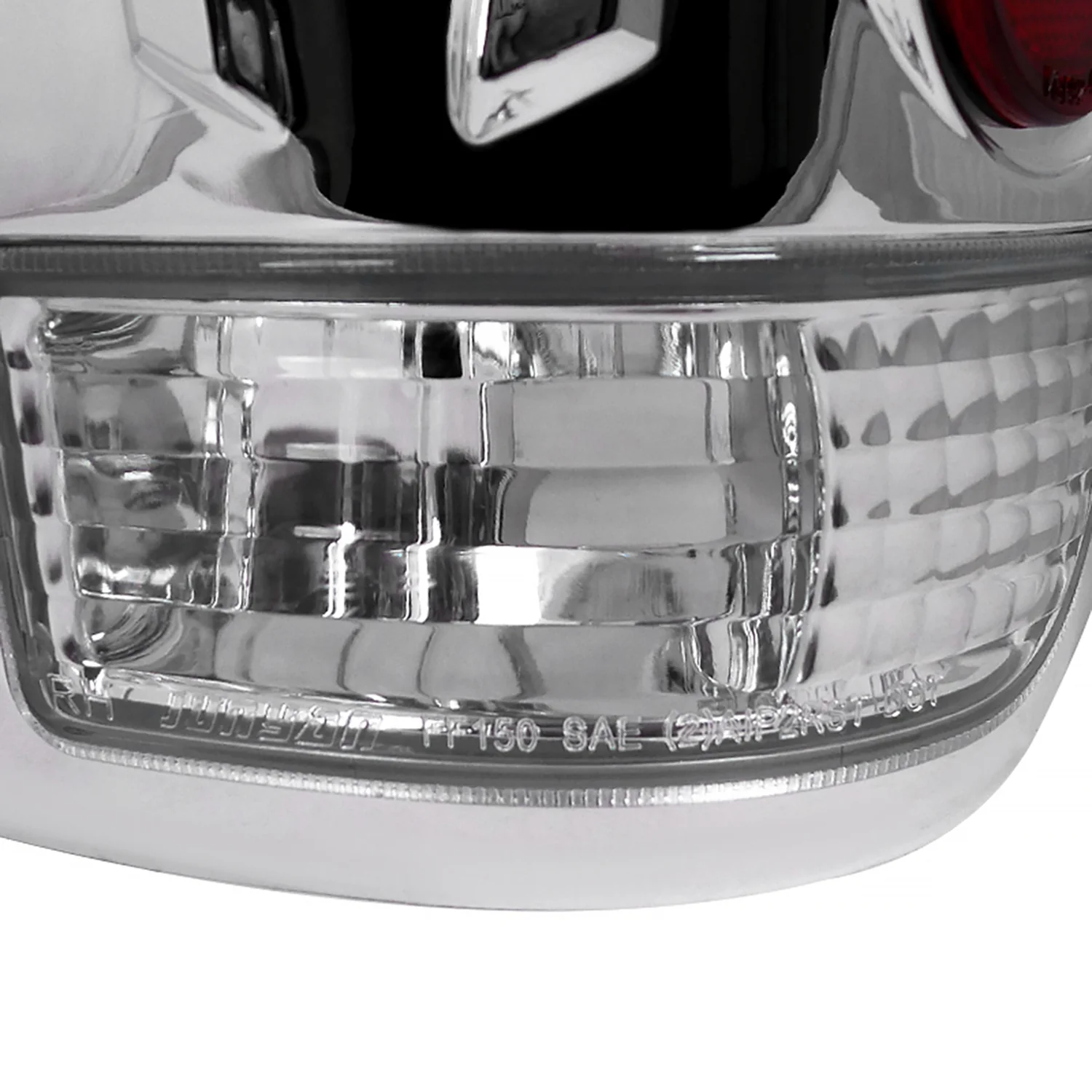 1997-2007 Ford F-150/F-250/F-350/F-450/F-550 Retro Tail Lights Chrome/Clear - Image 5