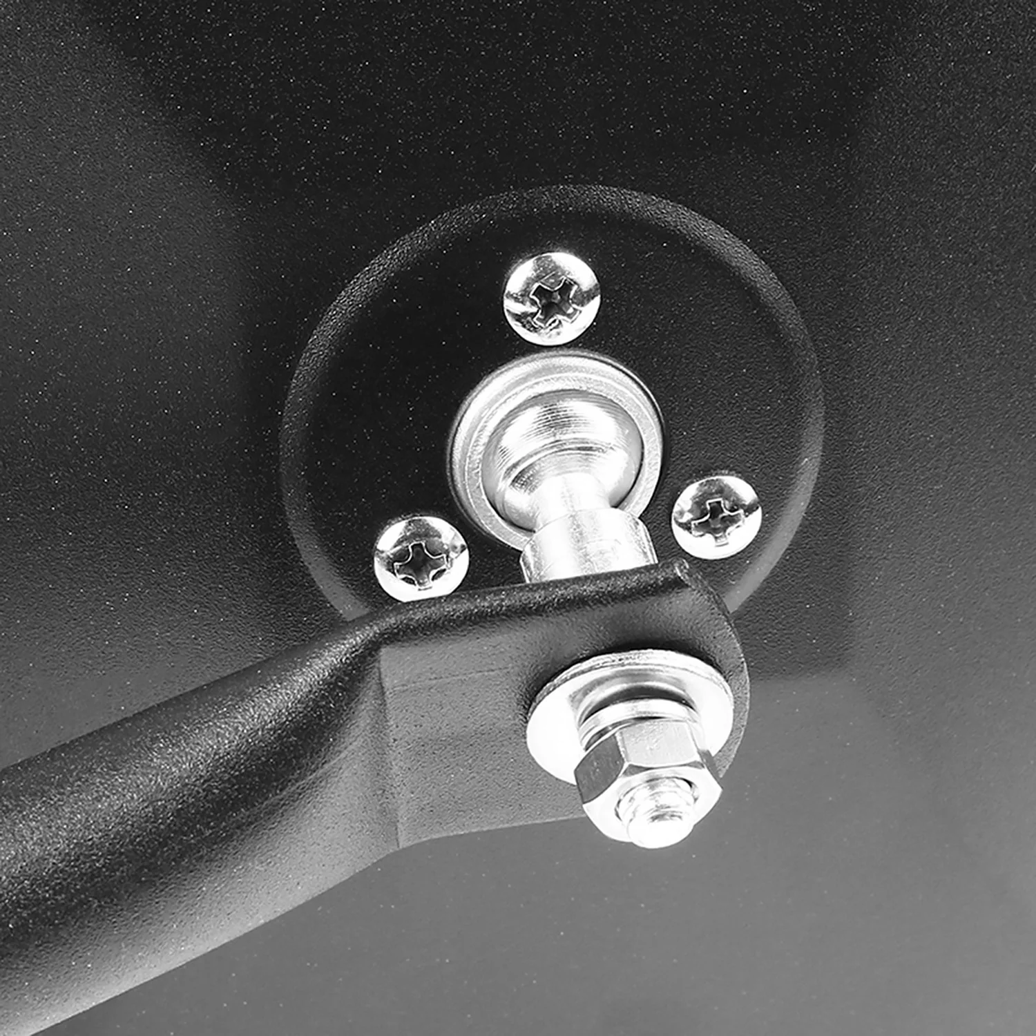 1997-2018 Jeep Wrangler TJ/JK Quick Release Black Steel Square Side Mirrors - Image 5